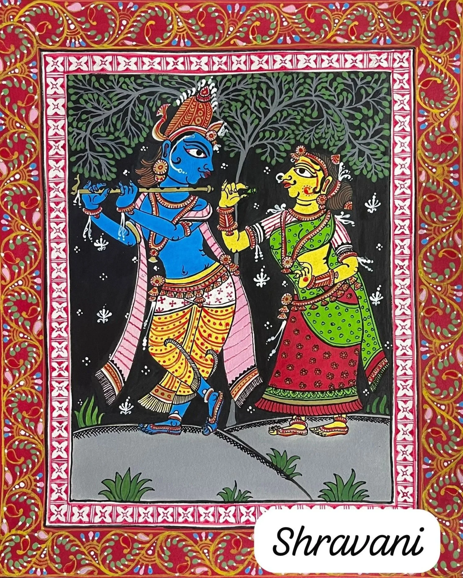 Kathith Pattachitra - Student work