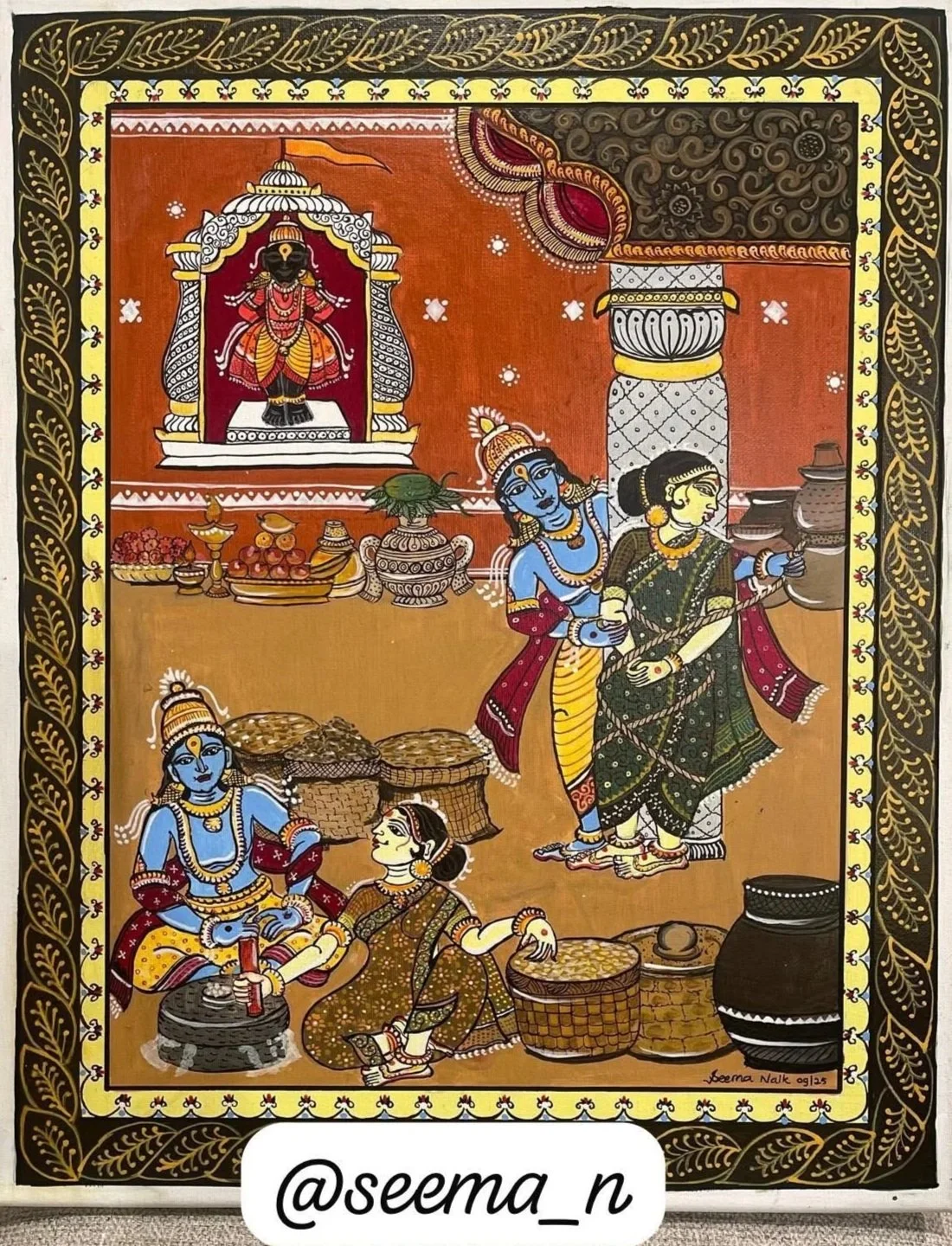 Kathith Pattachitra Student Work