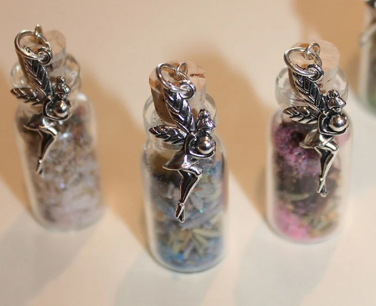 Fairy Chambers, Fairy Bottle, Fairy Necklace, Hidden Fairy, Fairy