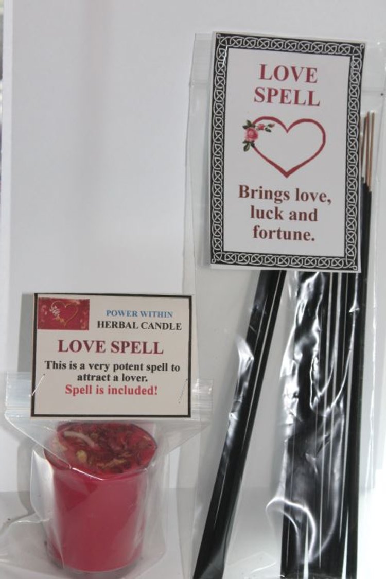 Love Spell Soy Candle, Valentines Day Candle Gift