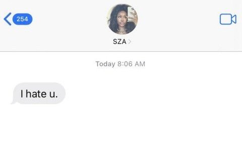SZA - I Hate U