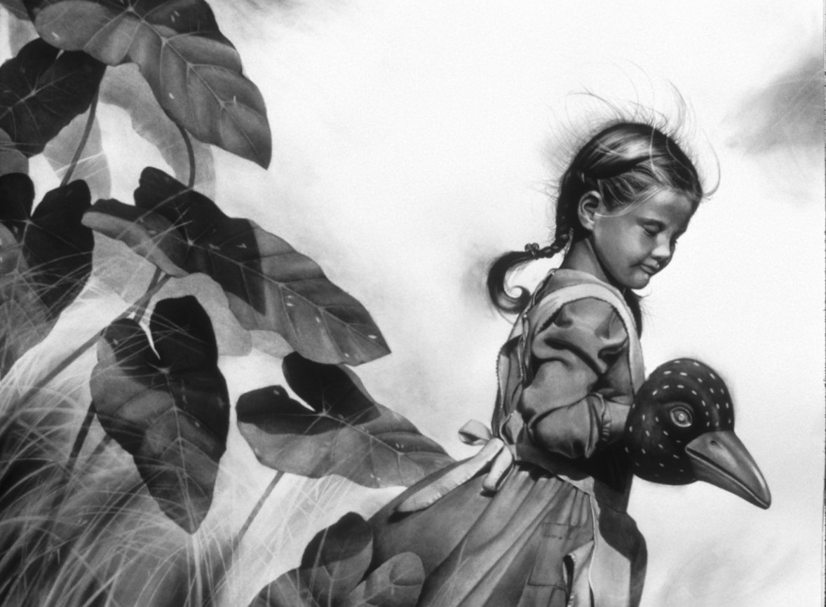 Anna's Idea charcoal on paper 3'x 4'