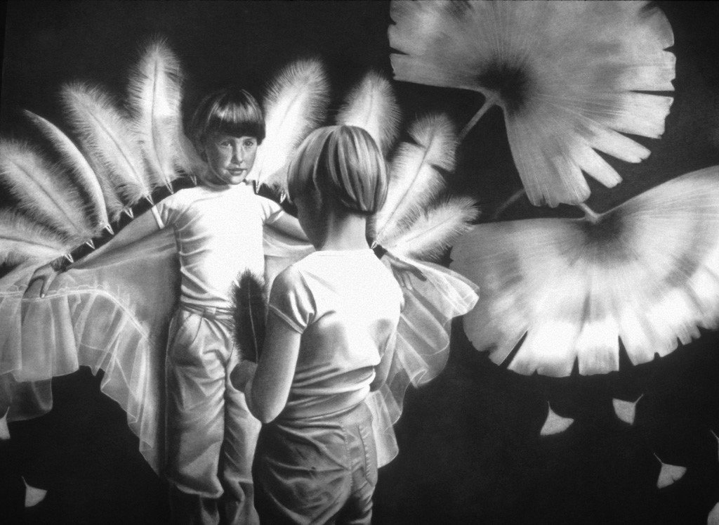 When such Thoughts Come charcoal on paper 4' x 5'