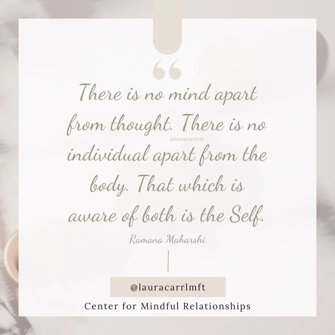 We are not the thinking mind. Not the stories it creates. Not the sensations the body feels. We are what notices. That awareness is what we call Self.​​​​​​​​​​​​​​​​ #RamanaMaharshi
