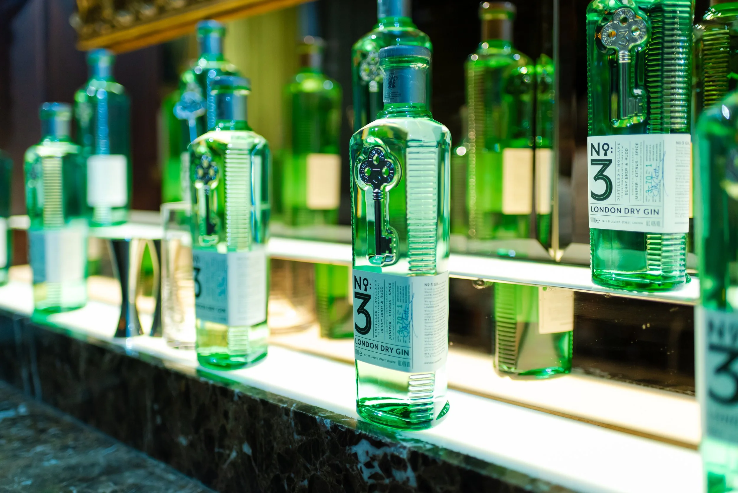 Bottles of Number 3 (N3) London Gin.

Portrait photography - portrait photographer - creative portrait - artist portrait - musician portrait - artist photographer - music photographer - studio photography - location photography - editorial photograph