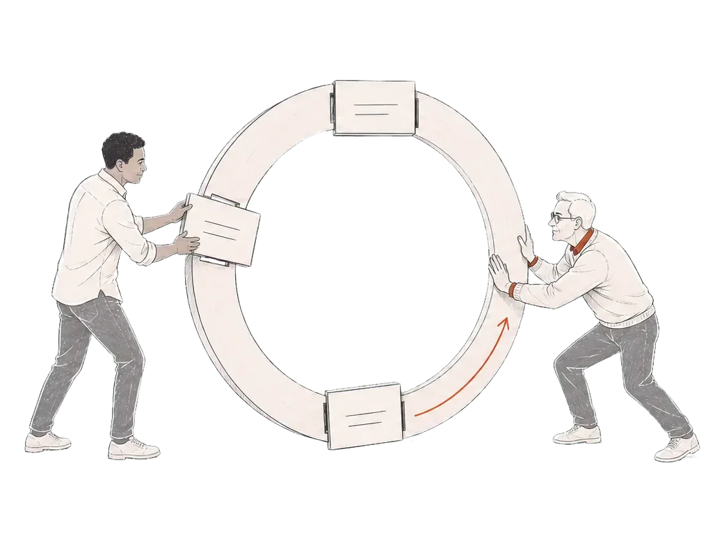 Kunde og rådgiver fra Digitalråd jobber med inbound marketing
