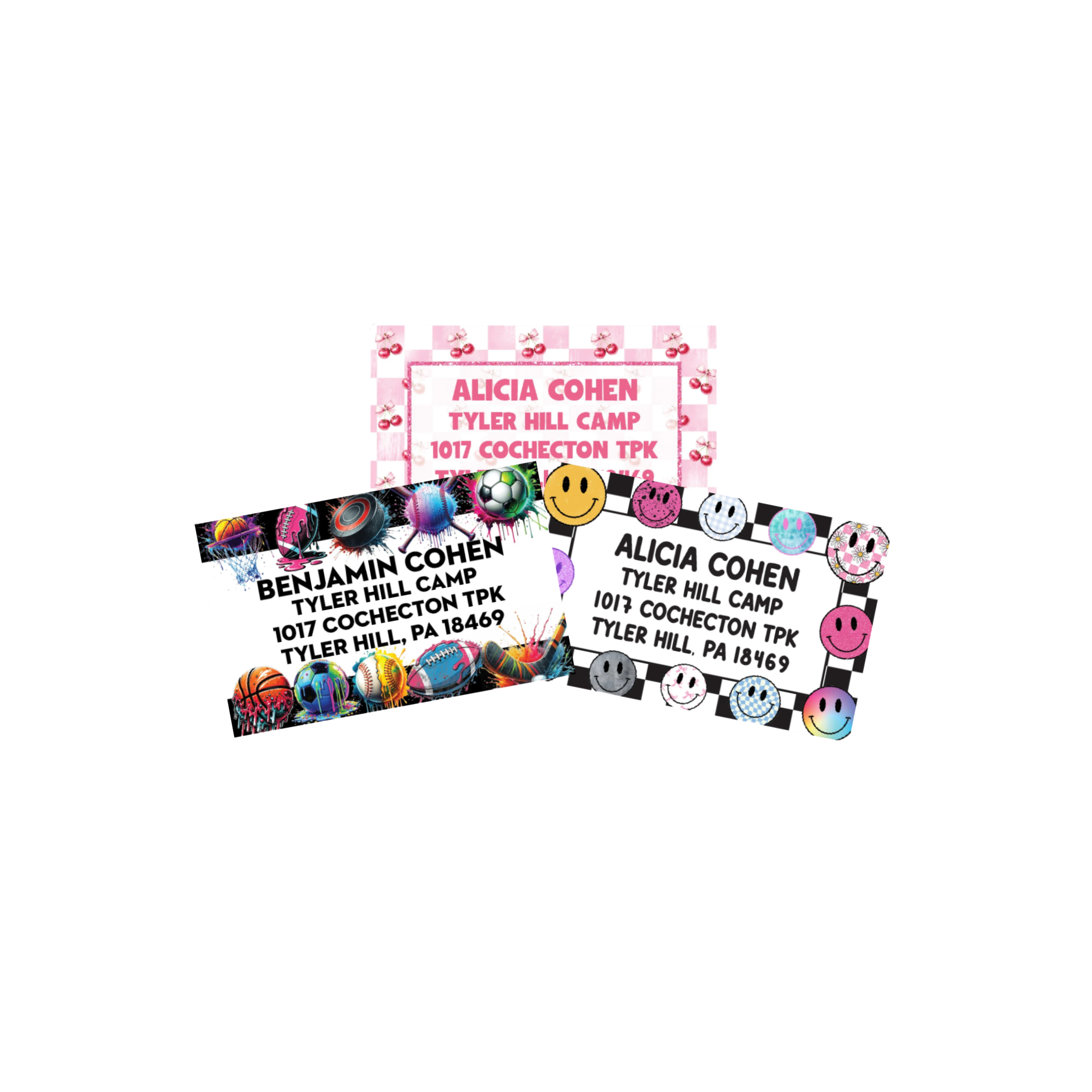 Camp Address Labels