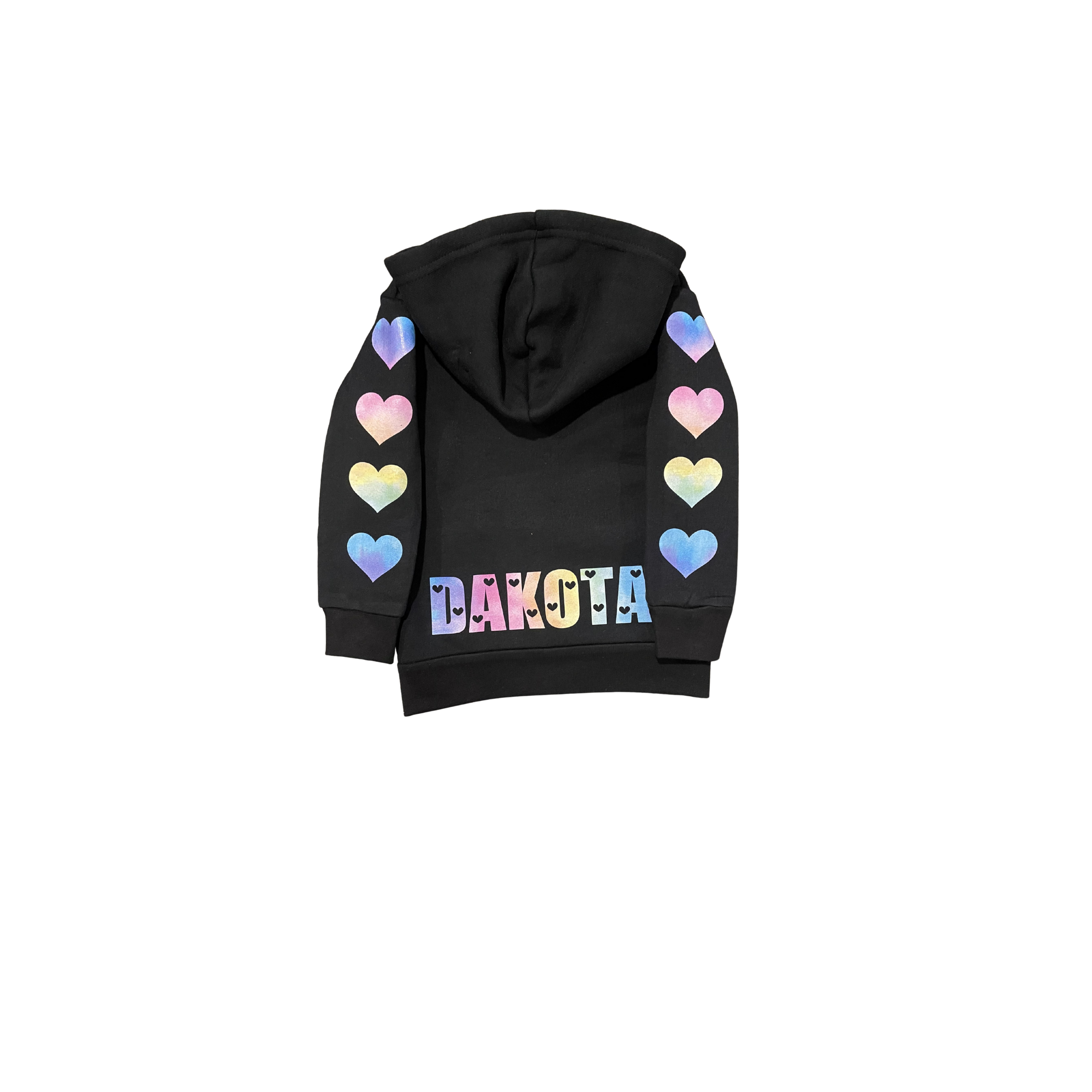 Signature Ombré Heart Zip Up Sweatshirt