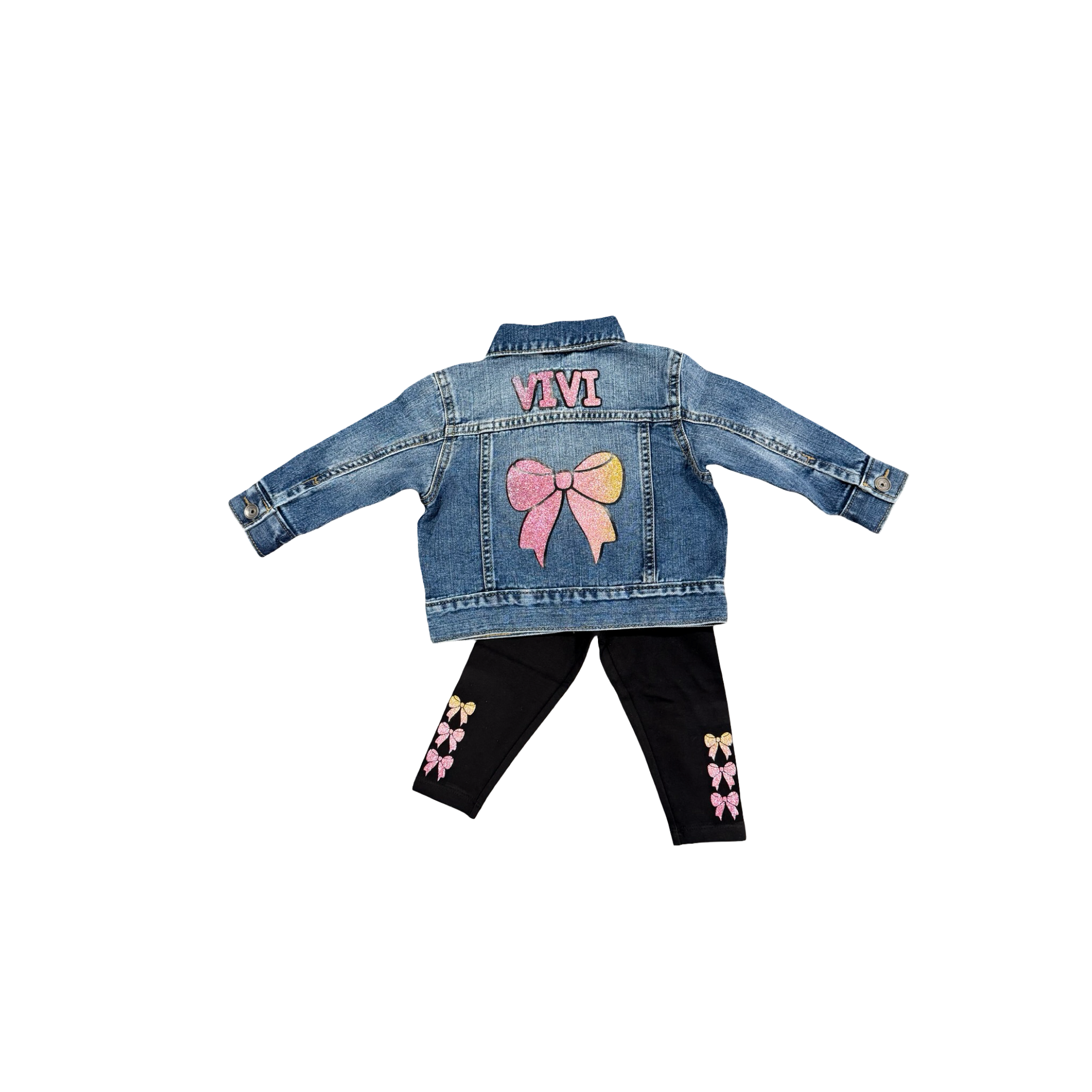 Denim Jacket and Leggings