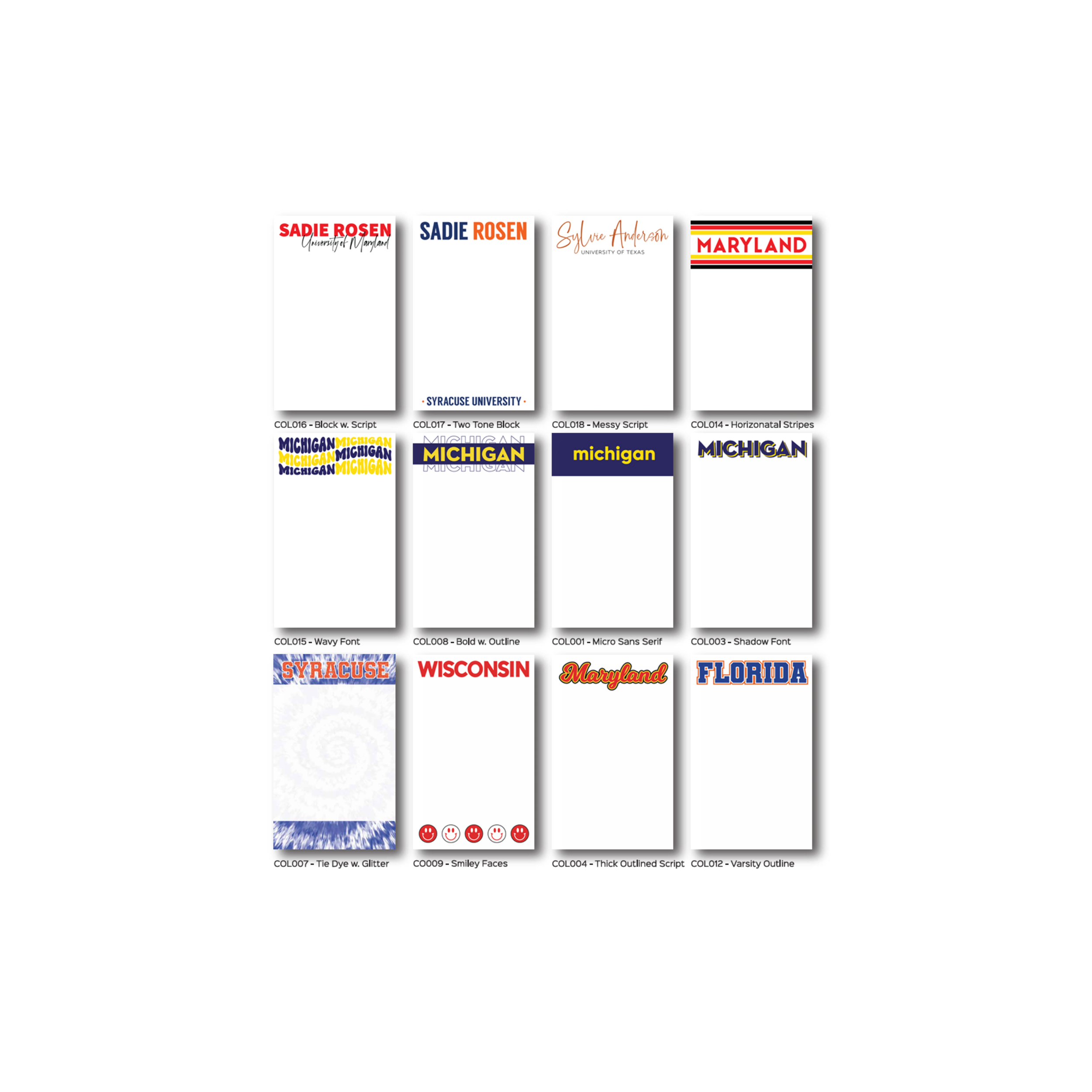 College Notepads