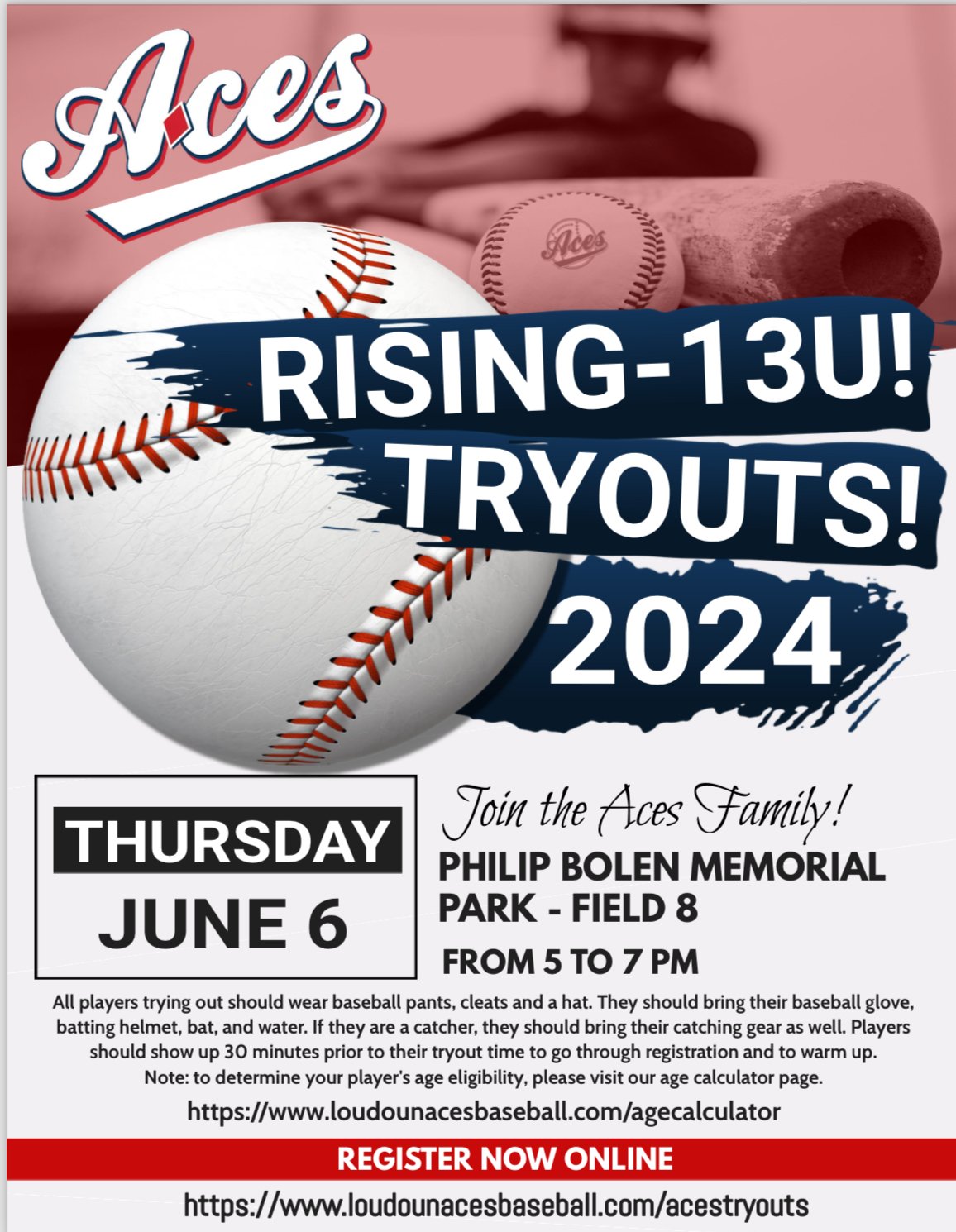 Rising 13u Tryouts