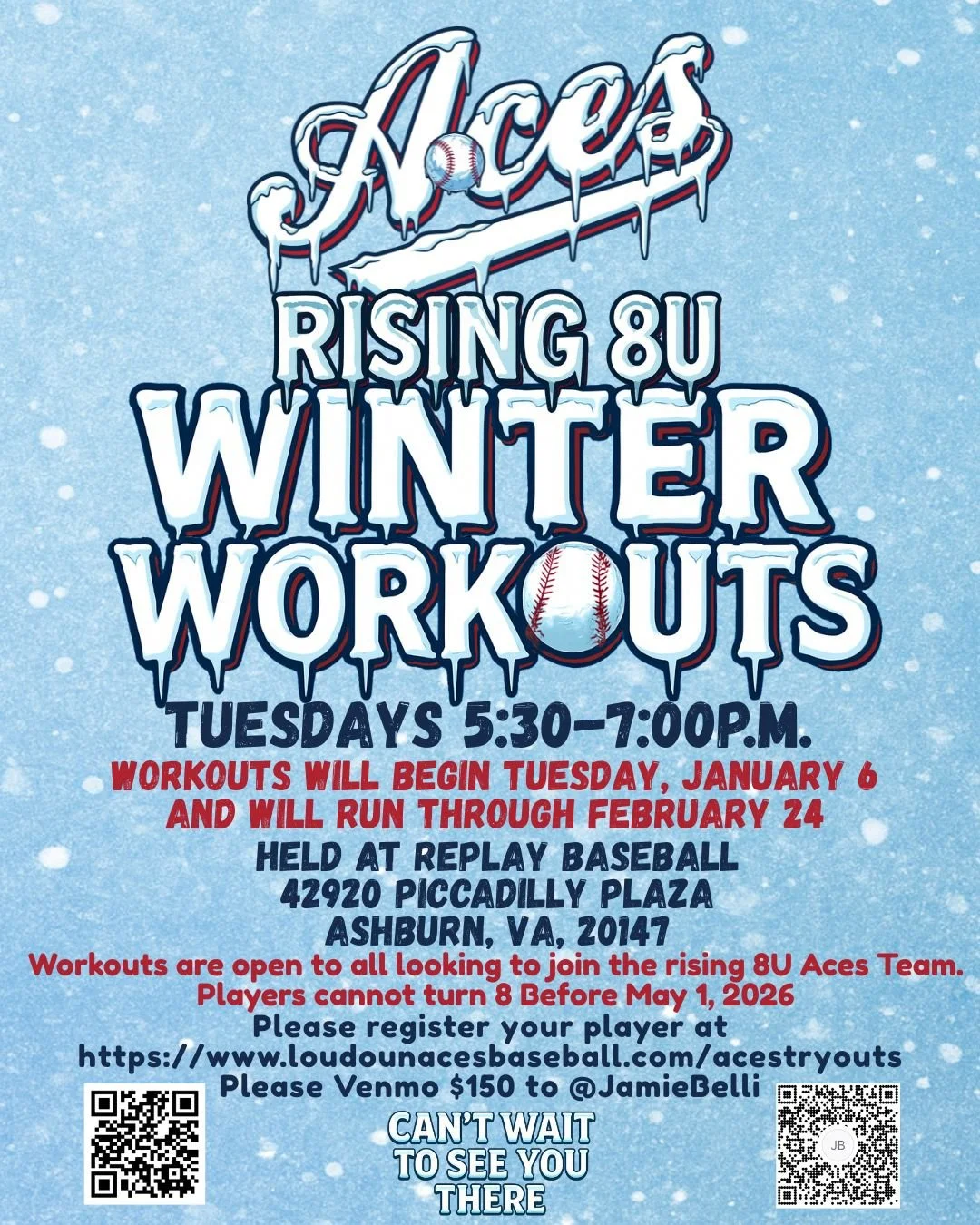 2026 Rising 8U Winter Workouts