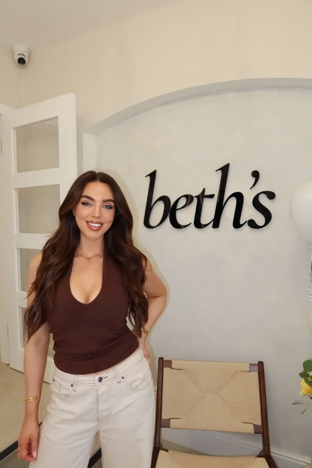 An image of Beth Sturdy, professional hairstylist based in the North West, in her own salon Beths