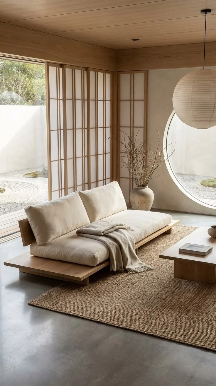 Low profile sofa