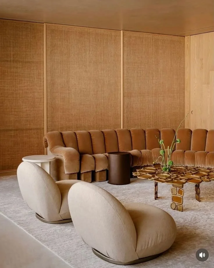 curved sofa
