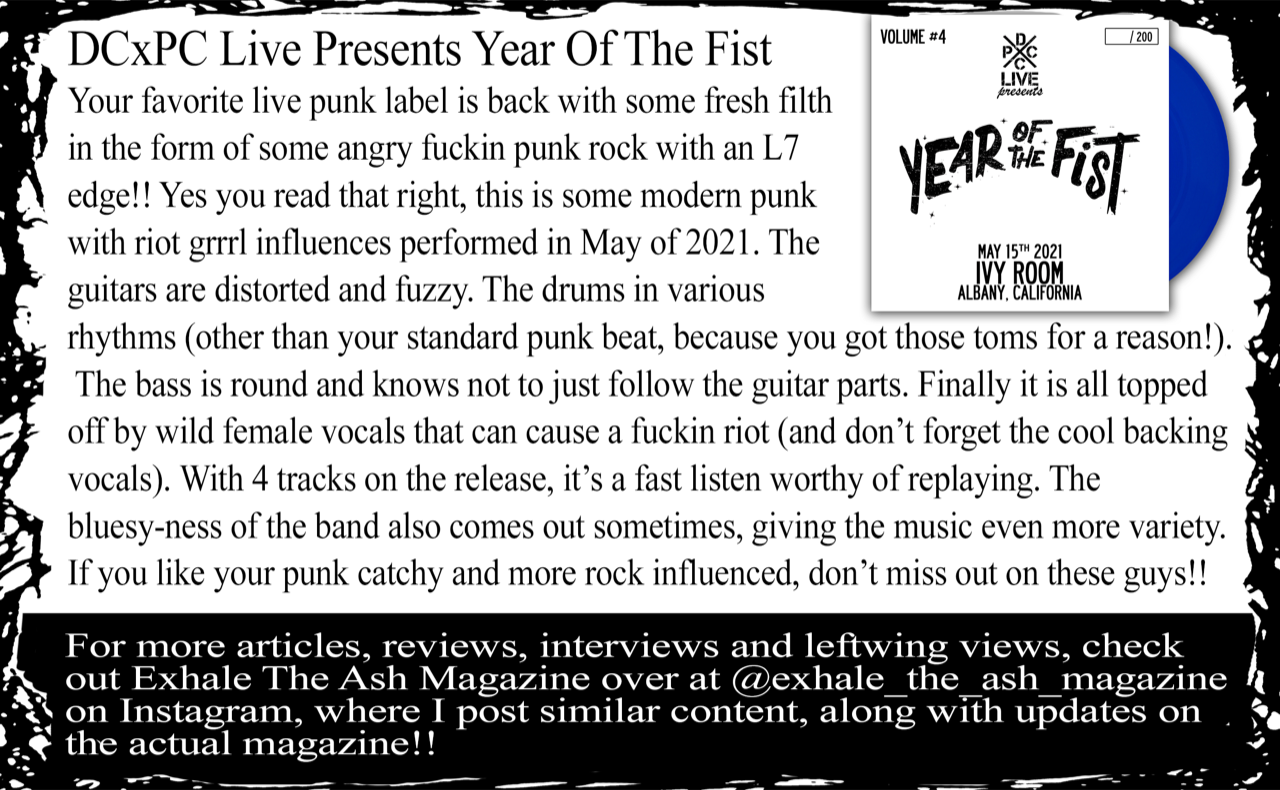 Exhale The Ash: DCxPC Live Presents Year of the Fist