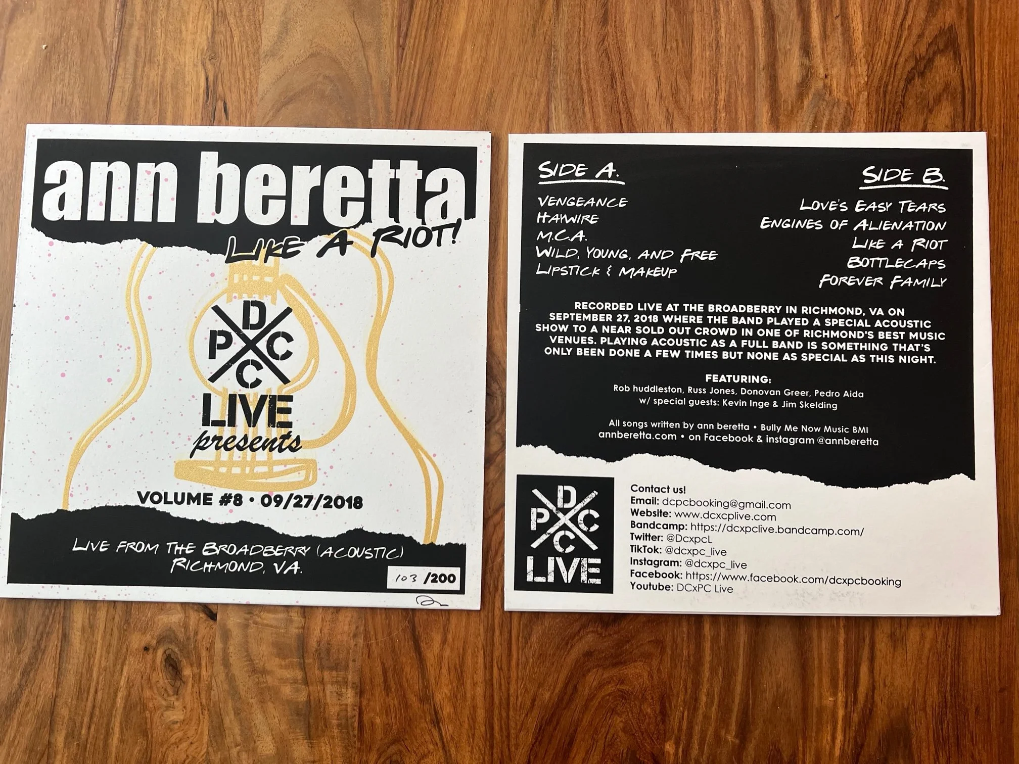Saiidzeidan Reviews DCxPC Live Vol. 8 Presents Ann Beretta Live