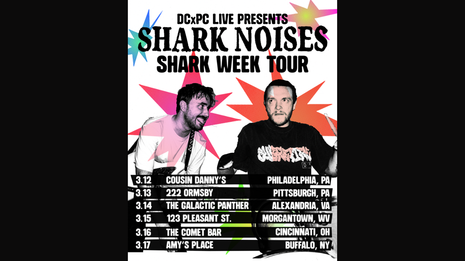 Shark Week Tour: Shark Noises @ Galactic Panther