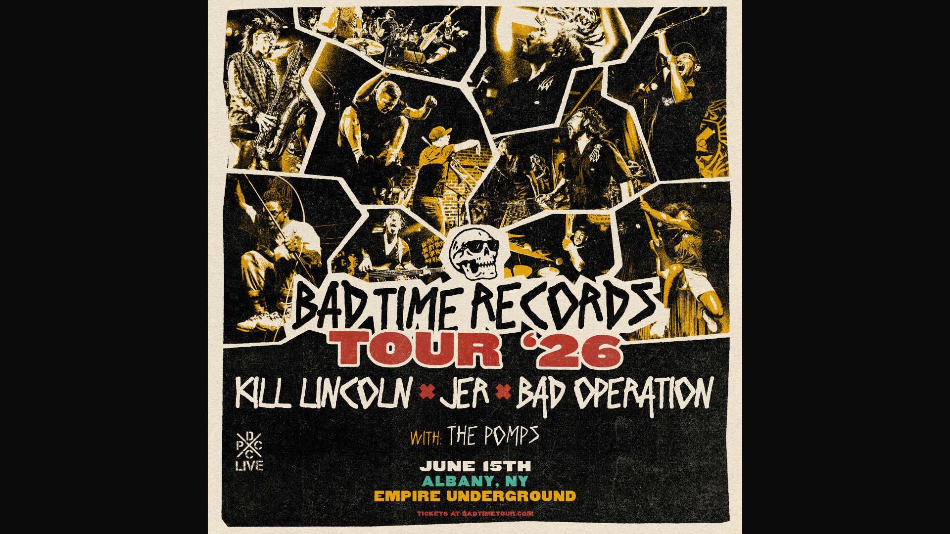 Bad Times Records Tour: Kill Lincoln, JER, Bad Operation + Special Guests