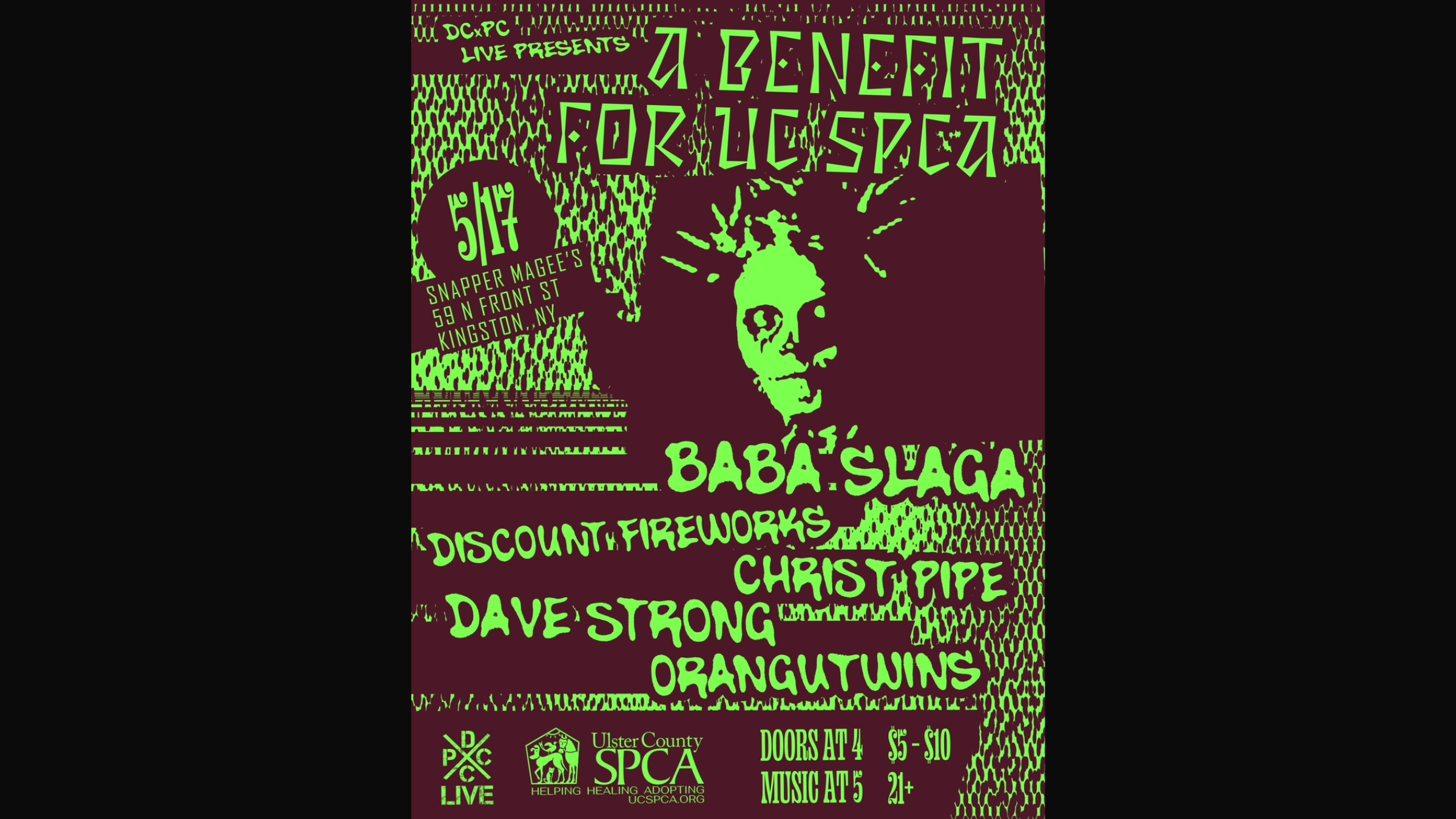 DCxPC Live Punk Benefit for UC SPCA