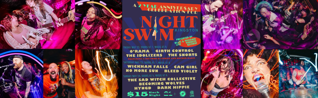Night Swim Two Year Anniversary Weekend