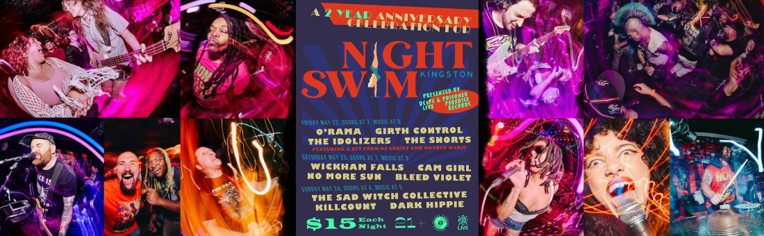 Night Swim Two Year Anniversary Weekend