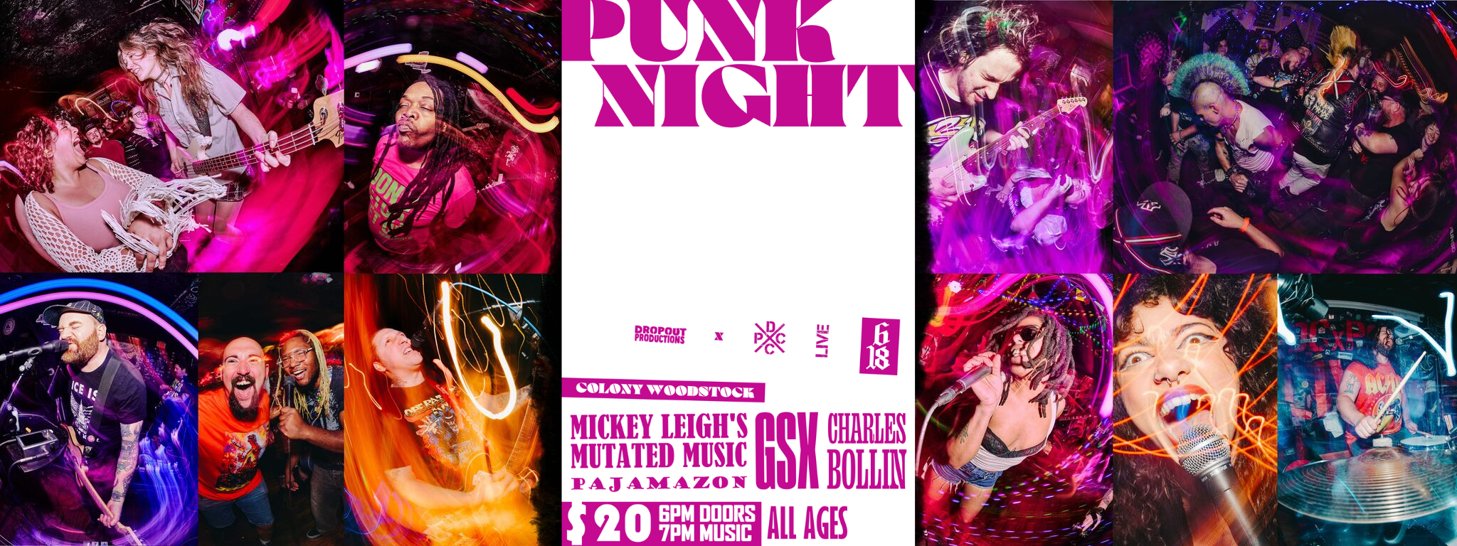 Punk Night at The Colony in Woodstock