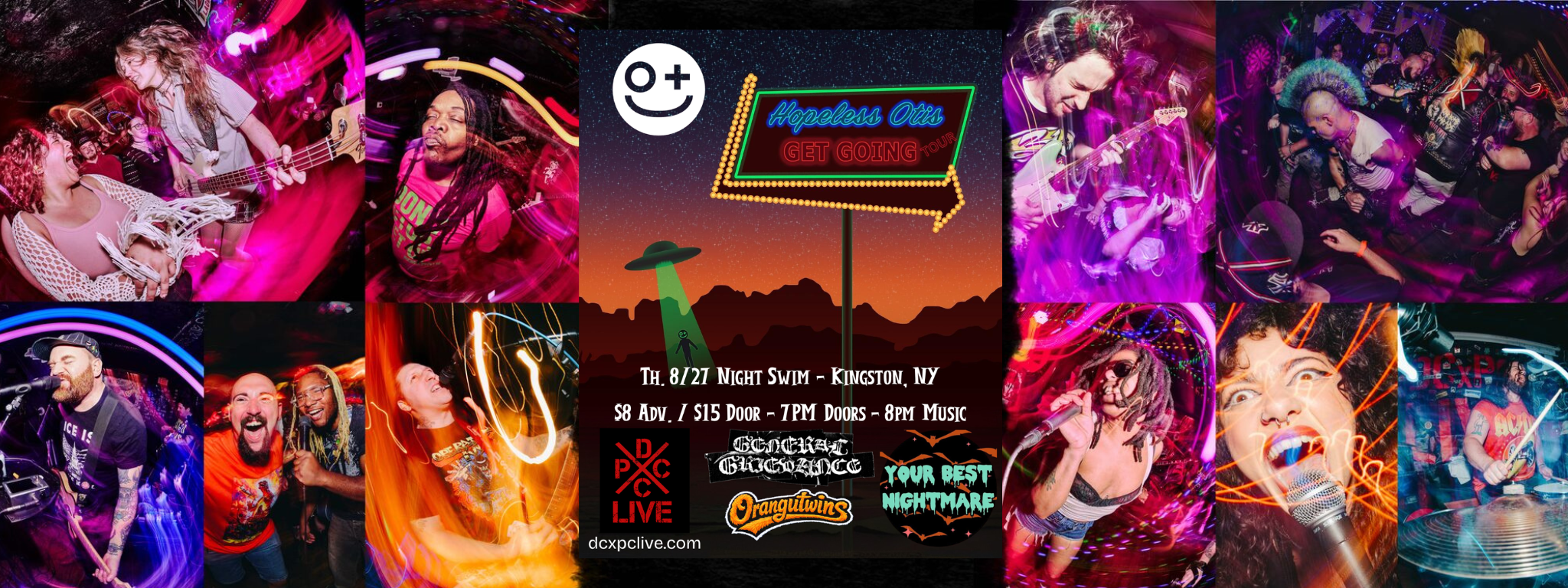 DCxPC Live Presents: Hopeless Otis, Killer Film, Your Best Nightmare, and General Grievance