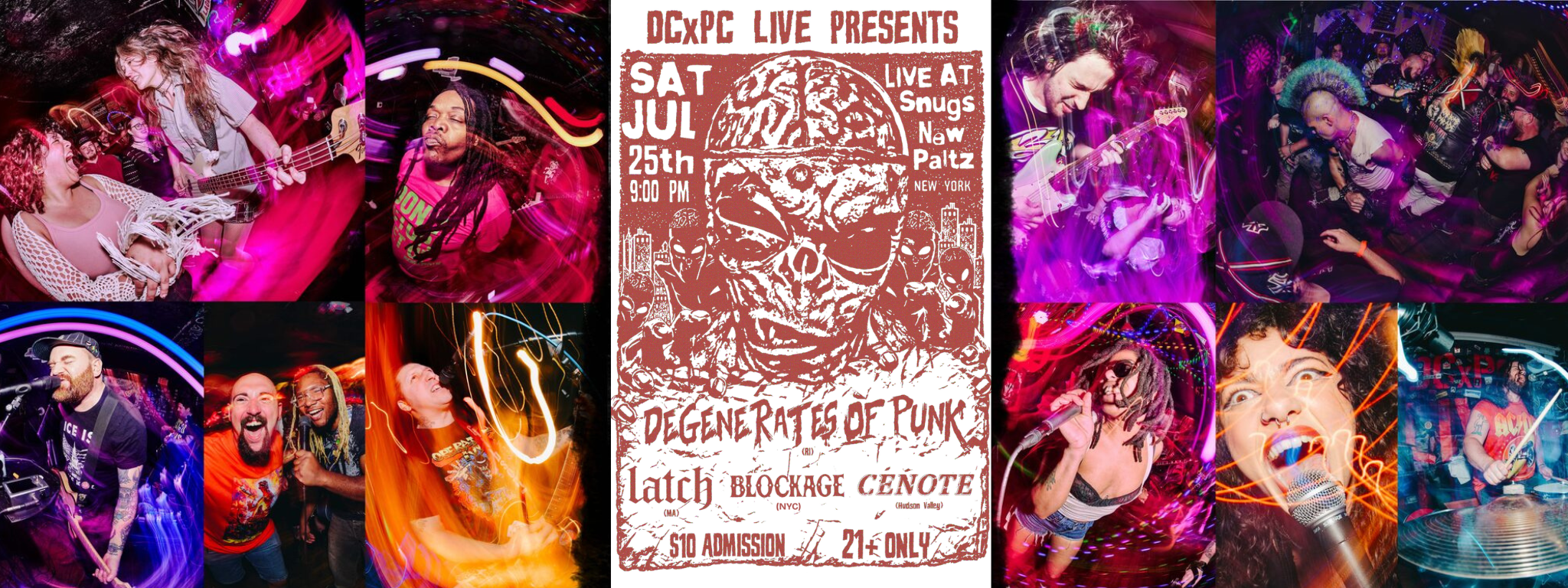 DCxPC Live: Degenerates of Punk, Latch, Blockage, and Cenote