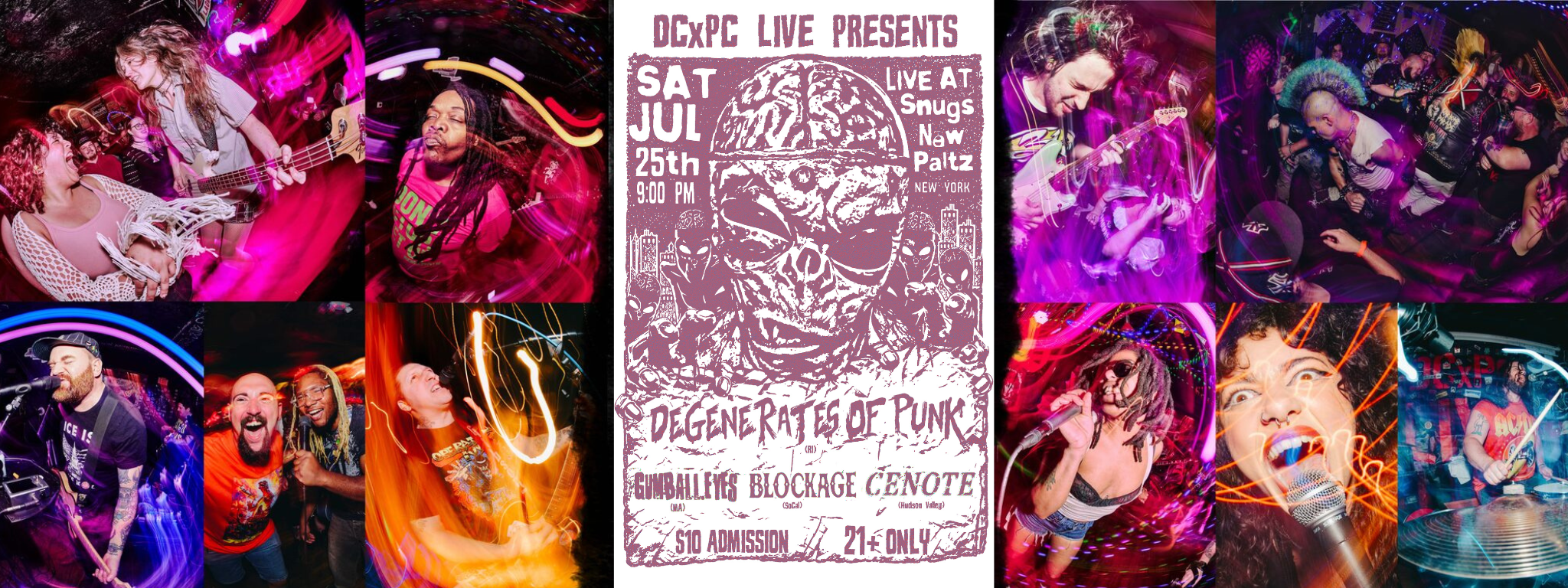 DCxPC Live: Degenerates of Punk, Latch, Blockage, and Cenote
