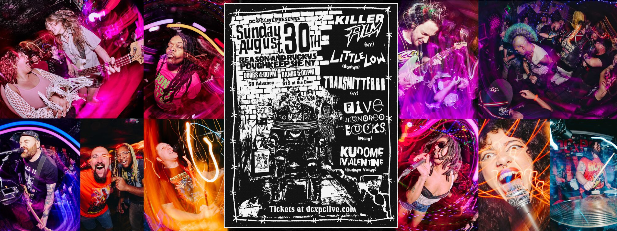 DCxPC Live Presents: Killer Film, Little Low, Five Hundred Bucks, Transmitterrr and Kudome Valentine