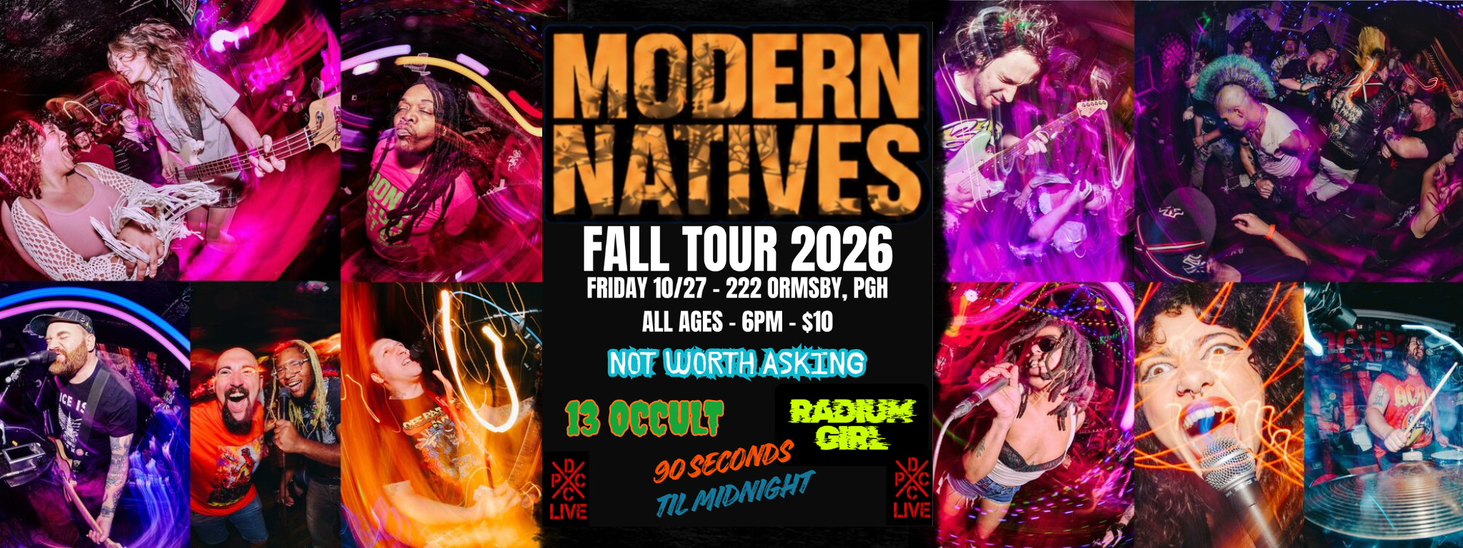 Modern Natives  Fall 2026 Tour - 222 Ormsby, PGH