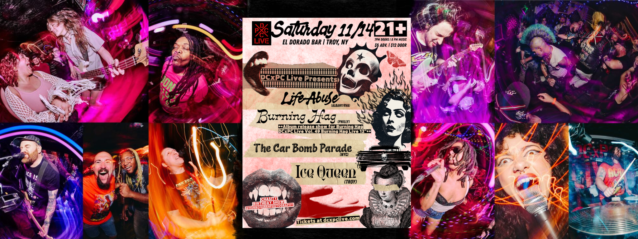 Burning Hag Album Release Show + Chasity Birthday Show