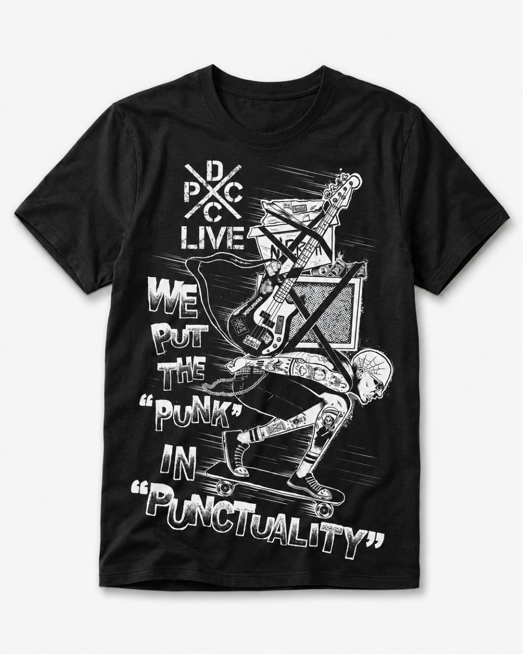 Punk in punctuality shirt.png