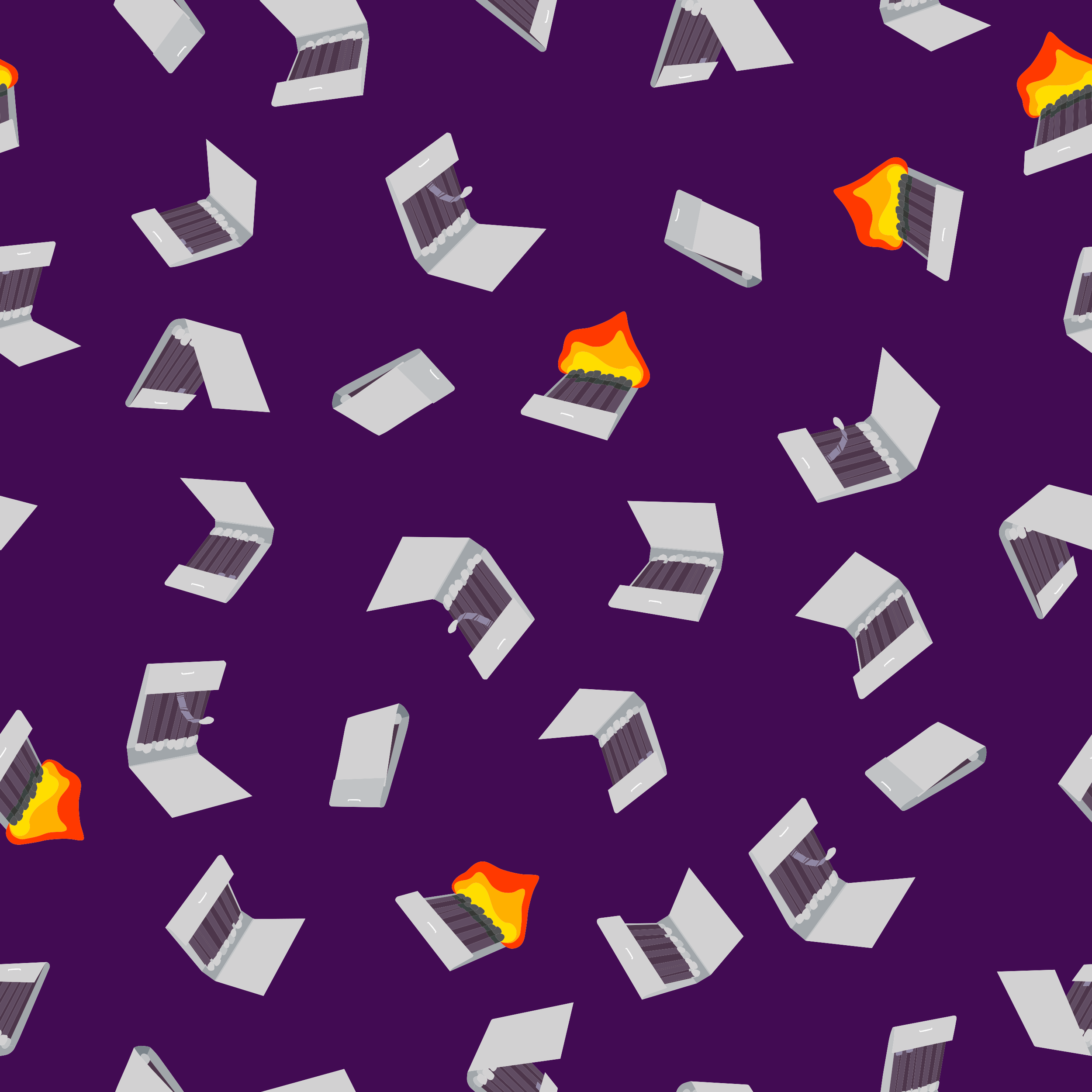 Matchbooks in Purple