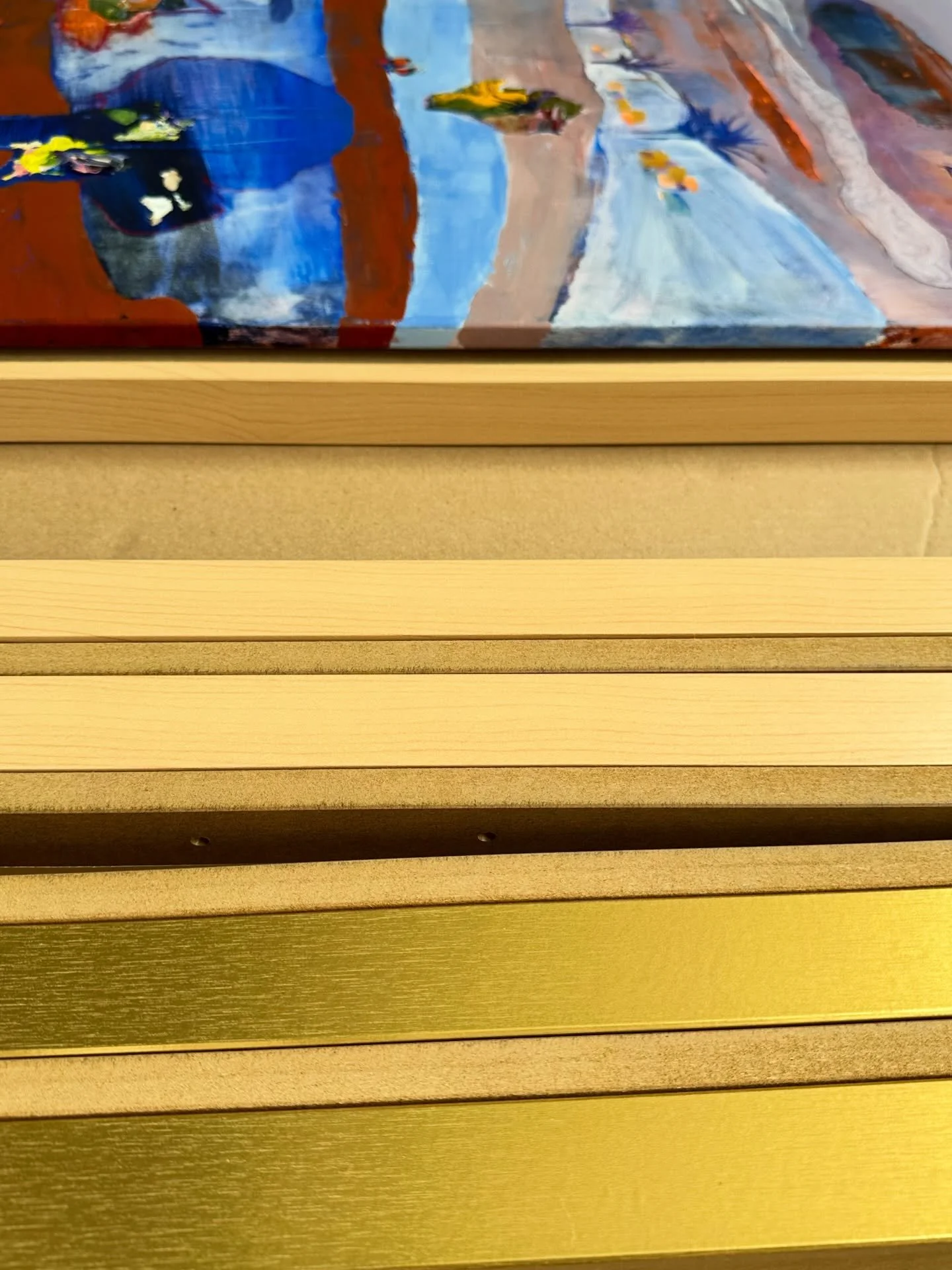 🎩 Sometimes a bit of framing is involved as well 🎩 Choosing (then assembling) the perfect frame has a substantial impact on your artwork some pieces need a subtle quiet natural trim and some need a strong element to complement the work juuust right