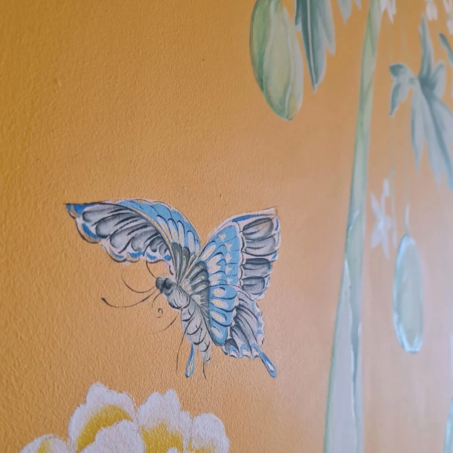 Butterflies catching the light

Hall mural
