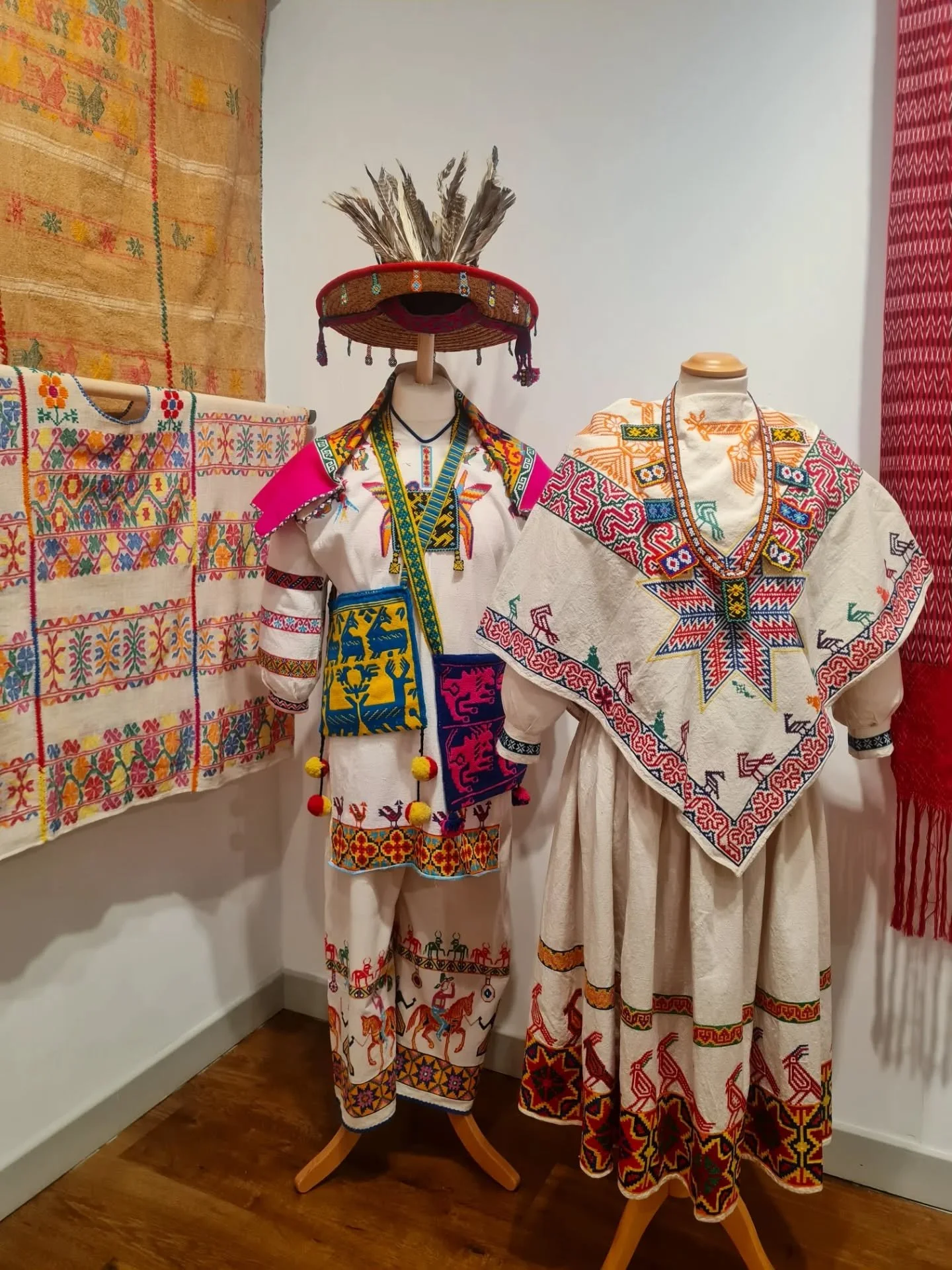A small but mighty exhibition at the St Barbe museum in Lymington, in the summer. Mexican treasures, incredibly beautiful textiles &amp; exciting colours!
