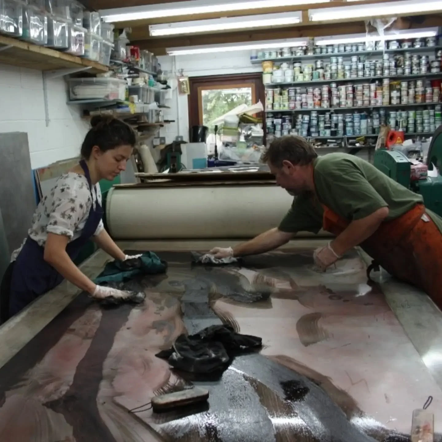 I have had the enormous pleasure of talking to a couple of artists in the last few weeks that I have admired since I was a student. They have been incredibly generous with their time and knowledge and I'm feeling very lucky!

Has put me in mind of th