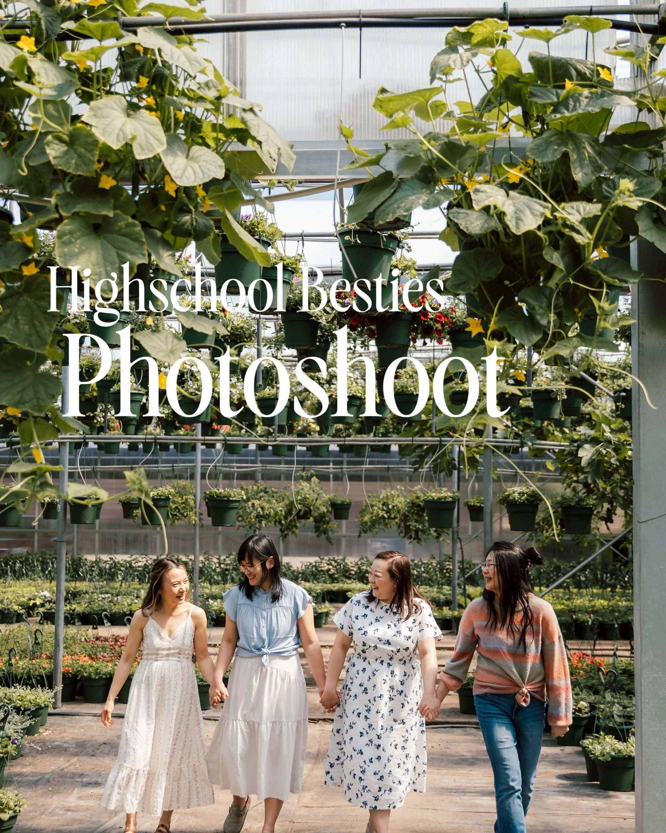 High school besties photoshoot in the greenhouse.

This mini session turned out amazing 

Calgary Photographer
Okotoks Photographer
