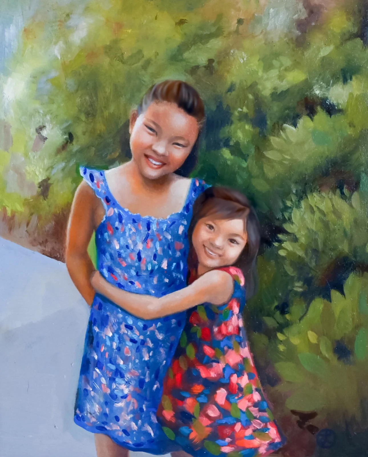 Sisters 
8x10" Oil on Panel