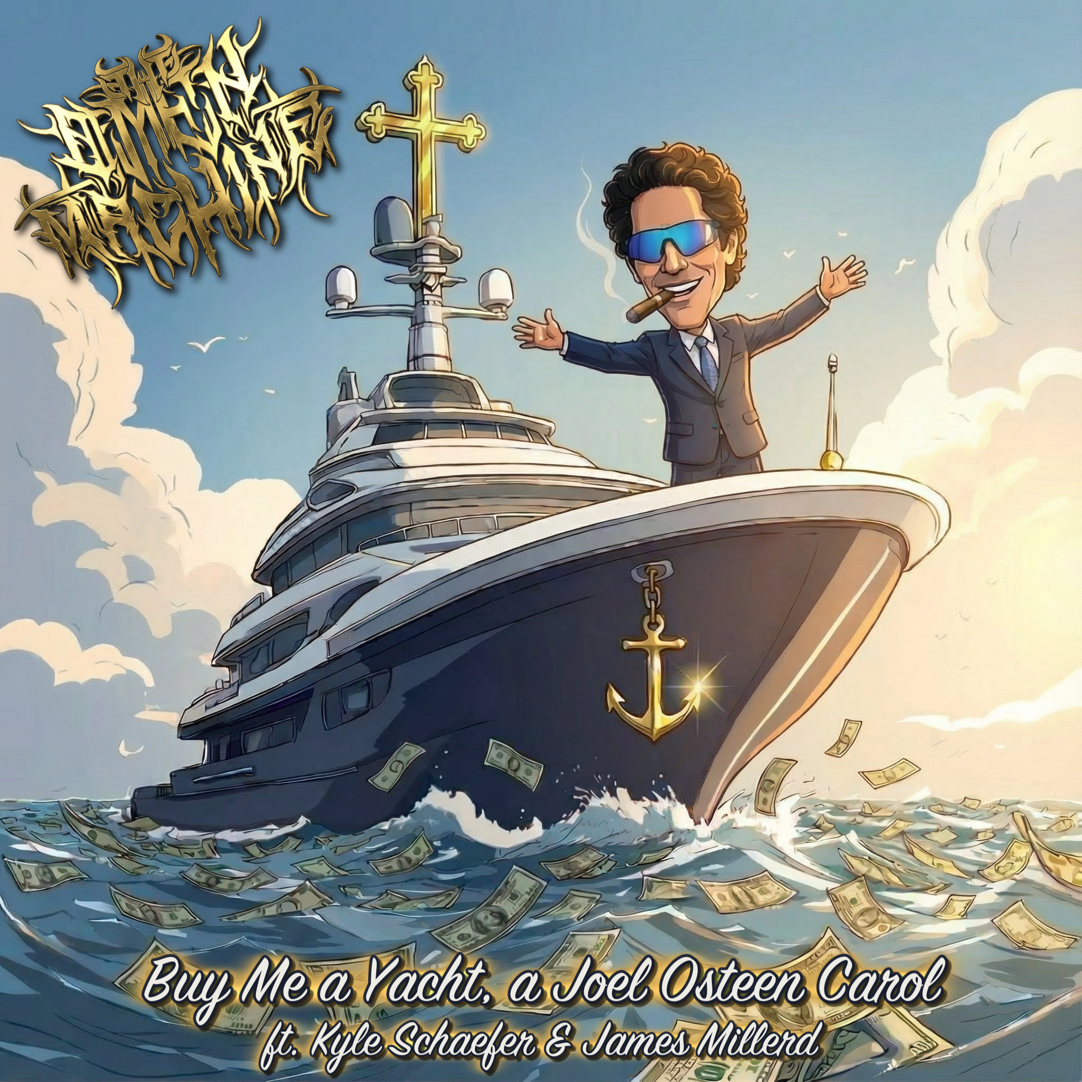 THE OMEN MACHINE RELEASE MONUMENTAL NEW SINGLE, “Buy Me a Yacht, a Joel Osteen Carol”