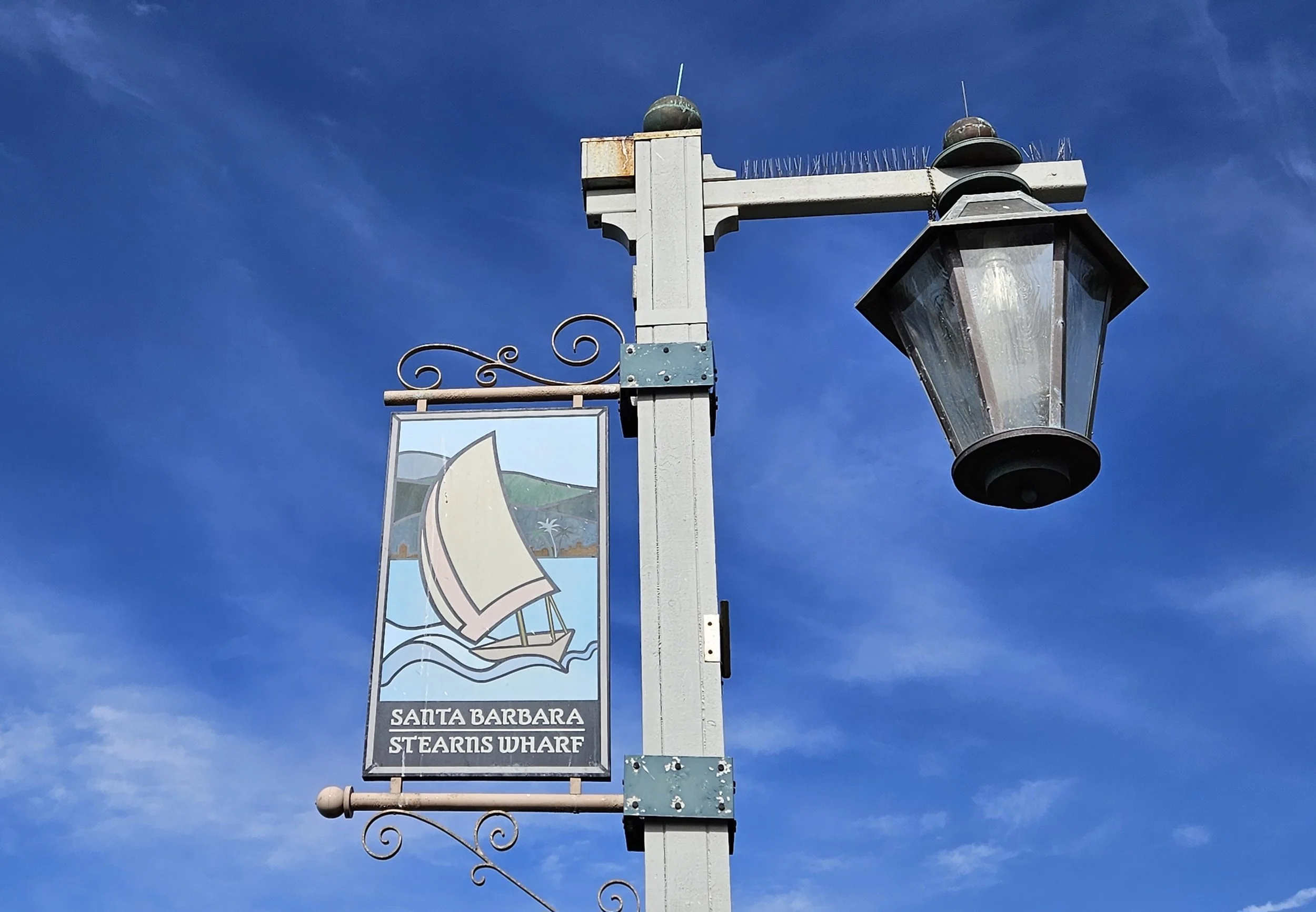 EarthlyExcursions Stearns Wharf Sign & Lantern.jpg