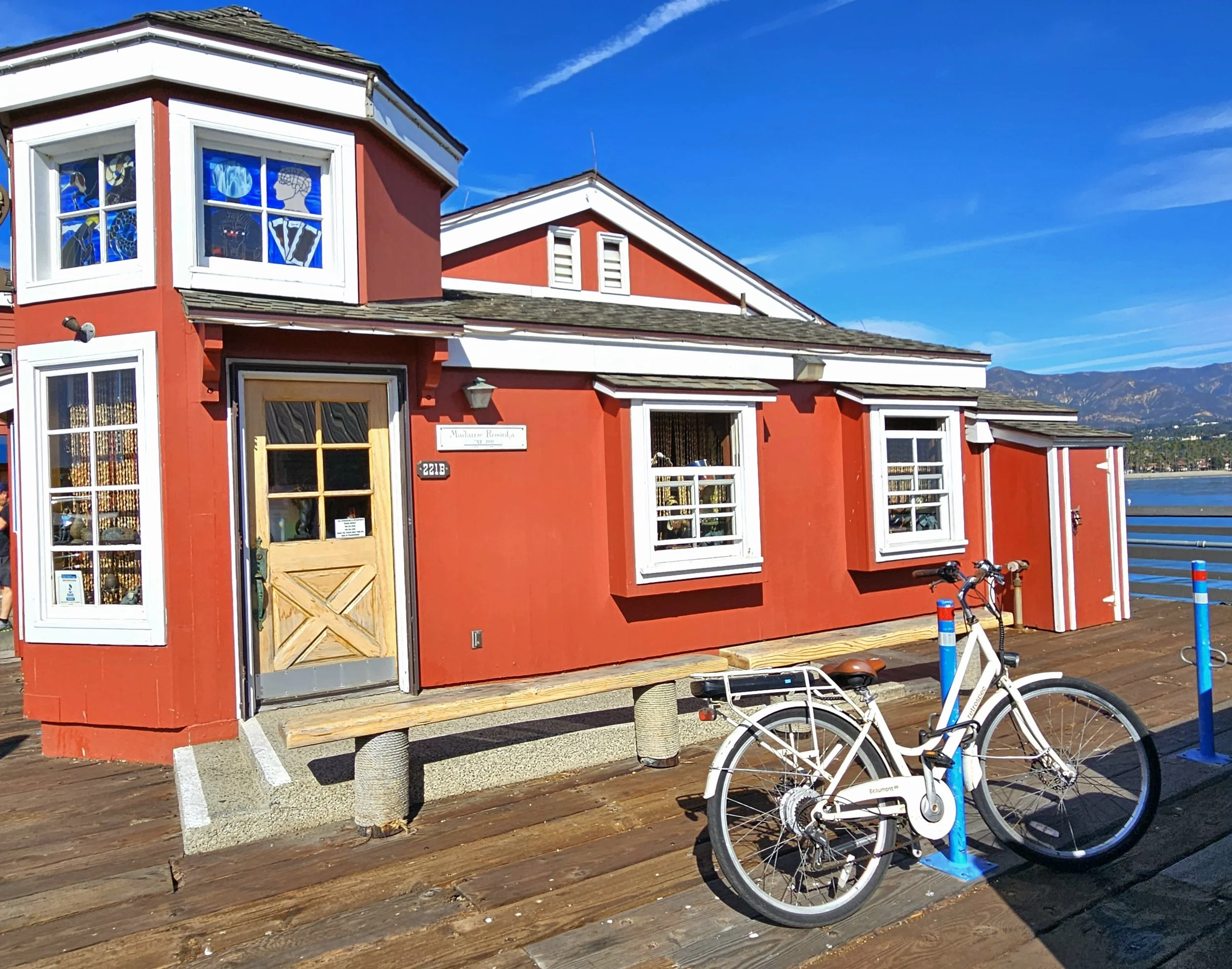 EarthlyExcursions Stearns Wharf Tarot and bike.jpg