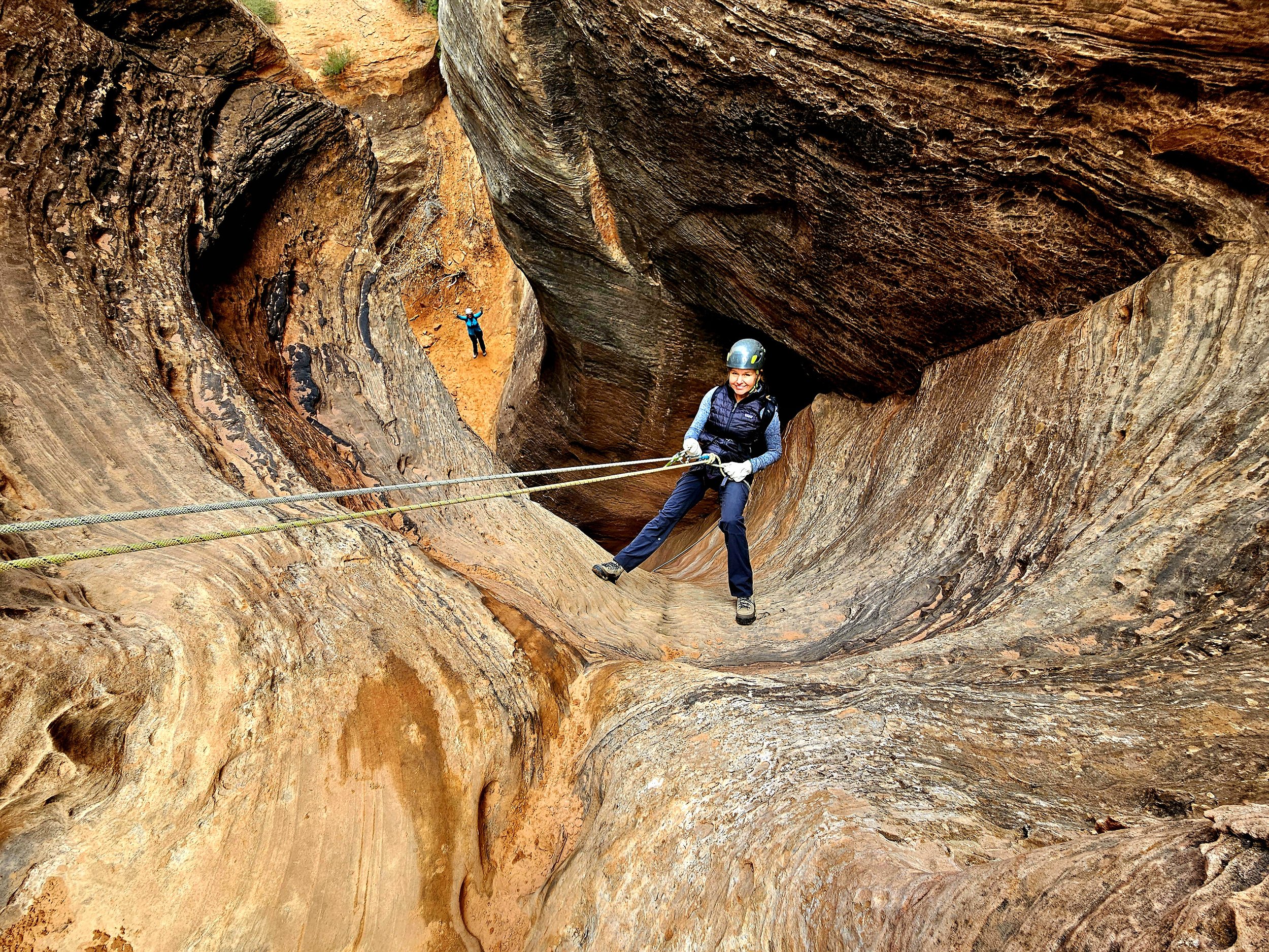 Rappeling Zion National Park EarthlyExcursions