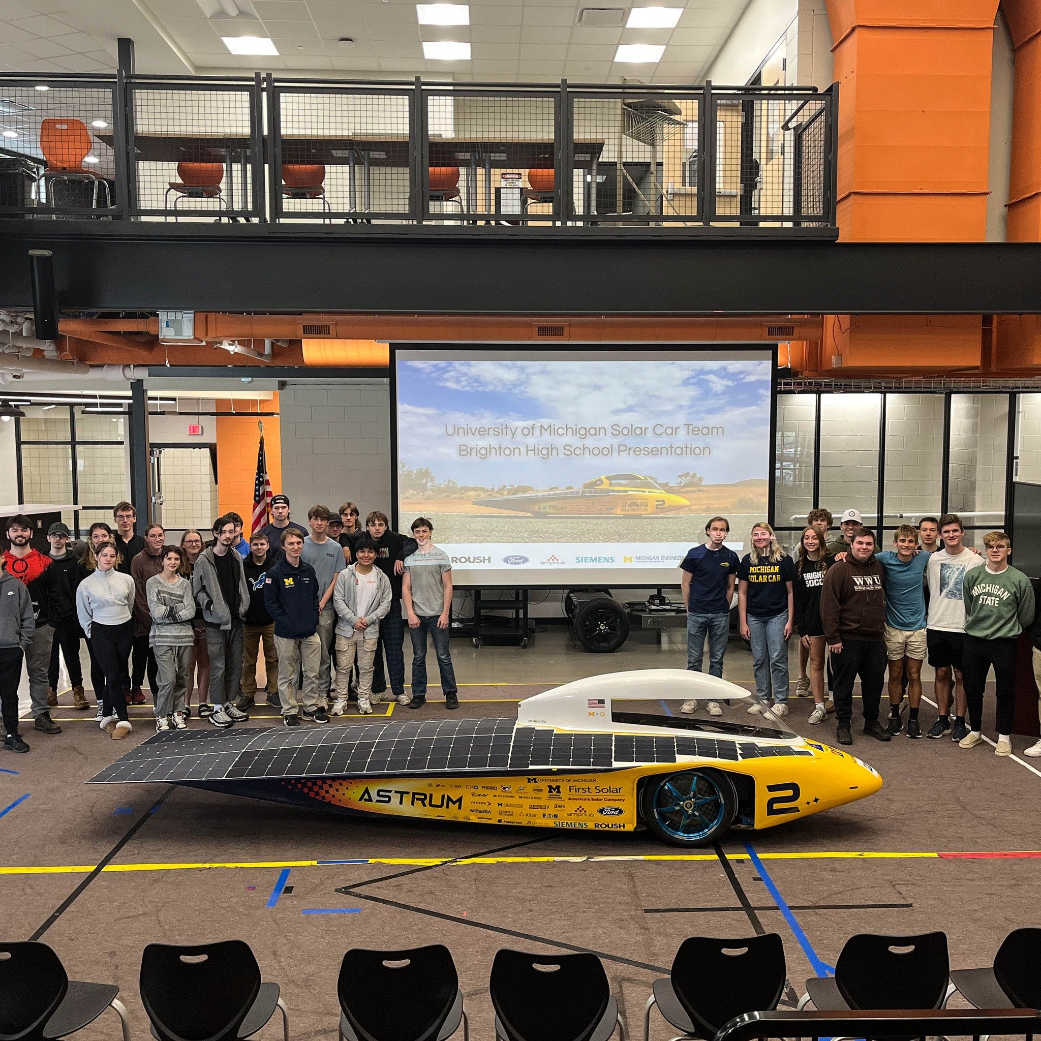As a group of young engineers ourselves, inspiring the next generation of prospective engineers is a cause we are always working towards. During our recent visit to Brighton High School, we presented to their students about our design process, car, a