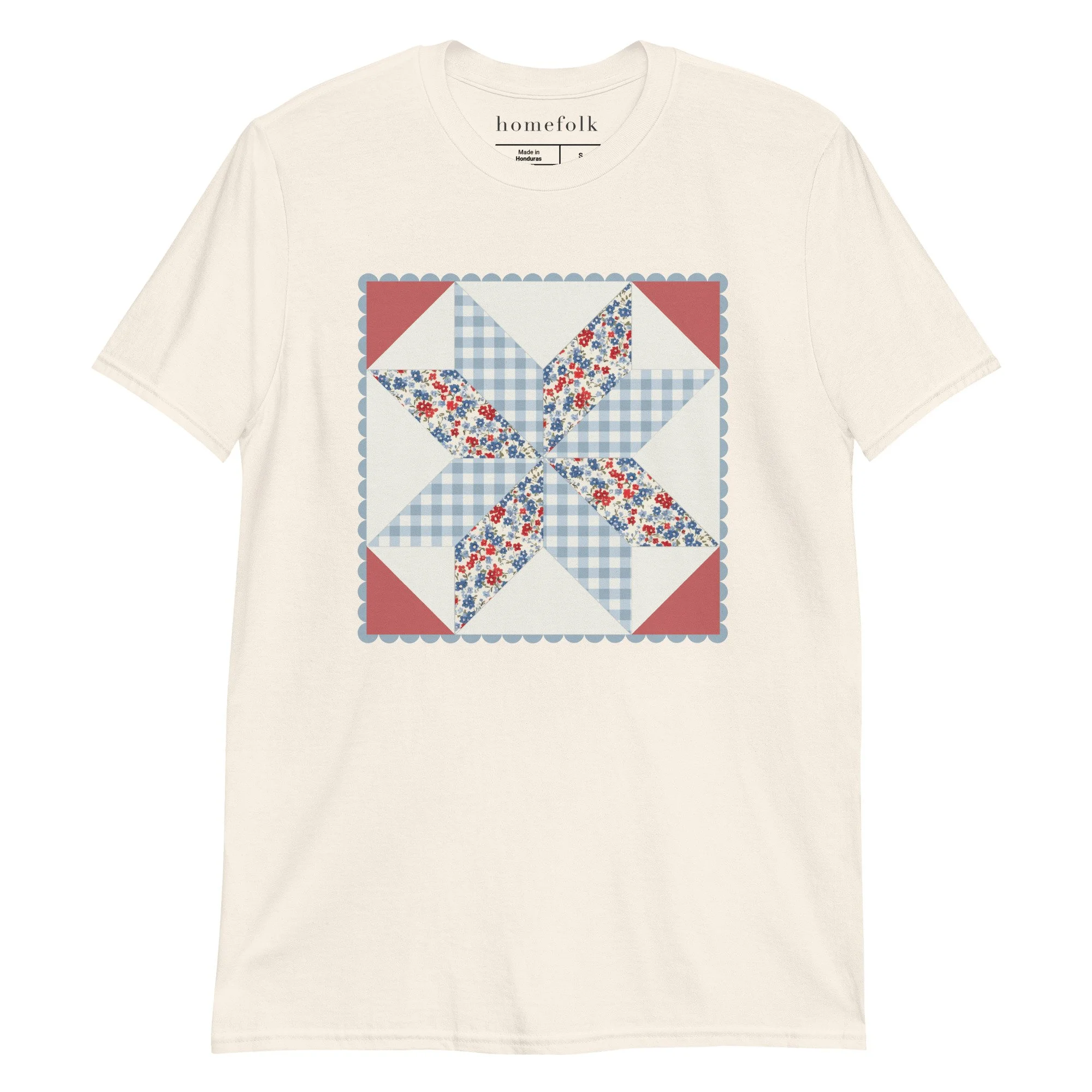Americana Quilt Star T-Shirt