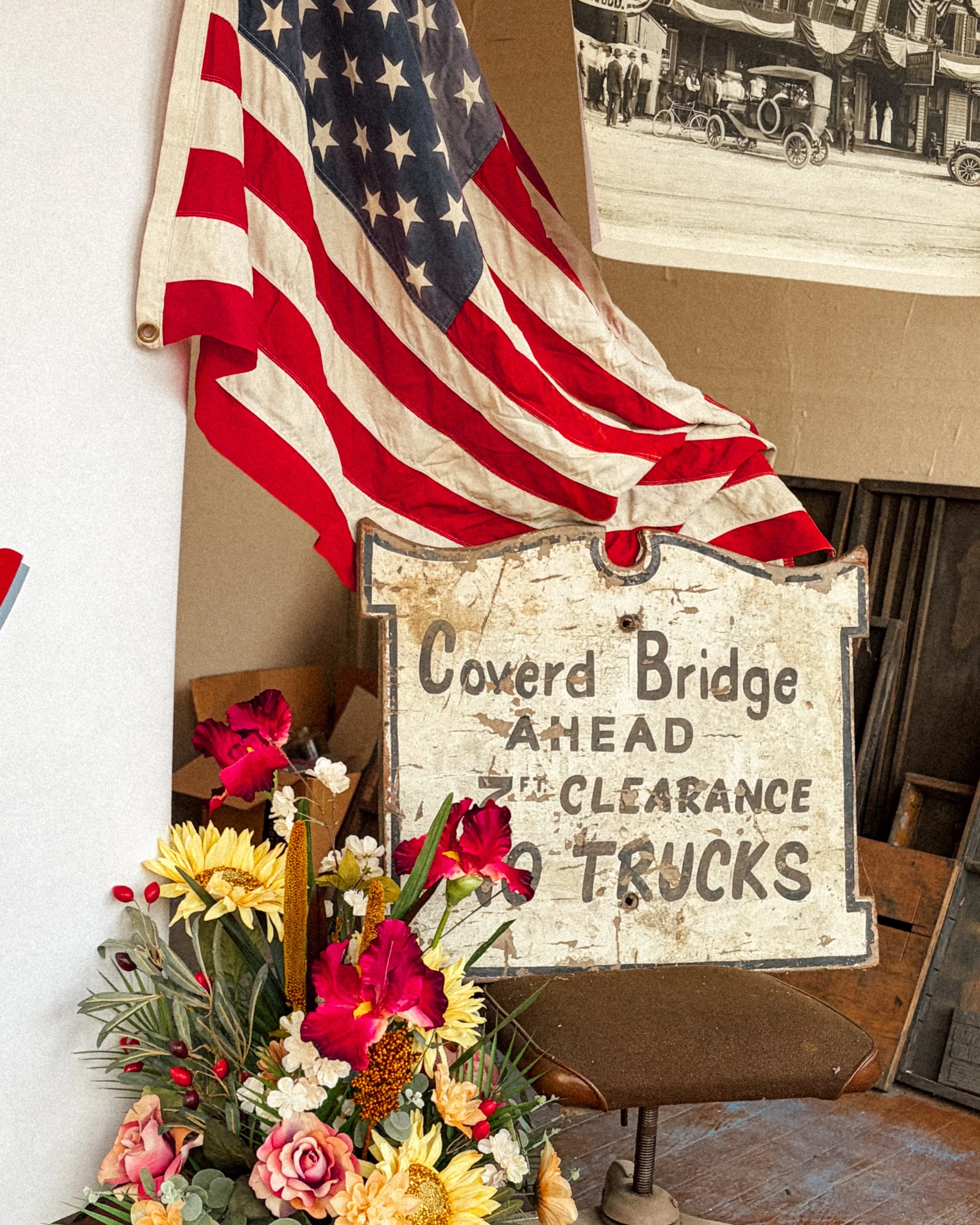 Historic Downtown Germantown Americana Window Display