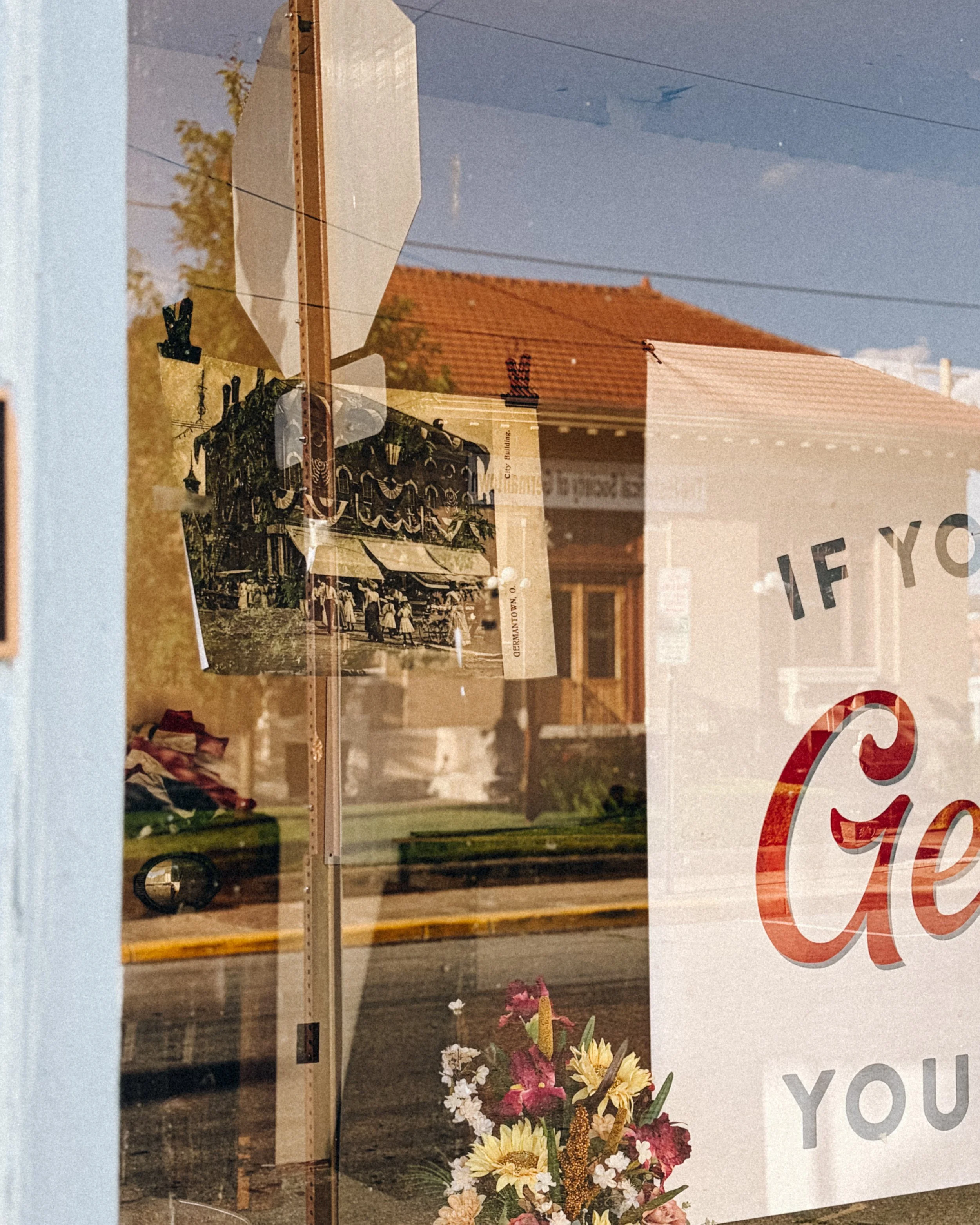 Historic Downtown Germantown Americana Window Display