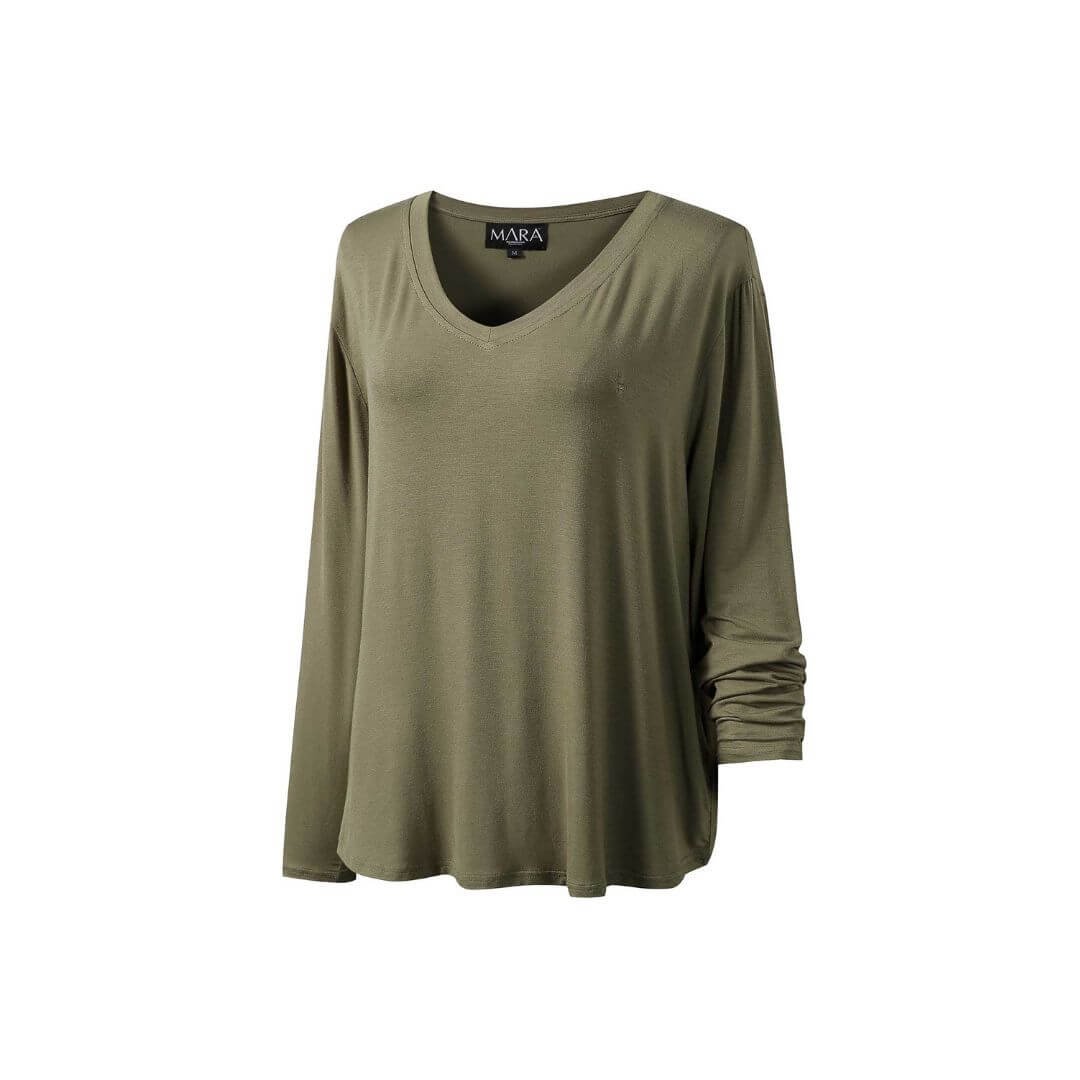 Safari Gear Guide - Finding the best self-drive safari clothes for woman by Traveltaale - WOMEN'S SERENGETI LONG SLEEVE V-NECK T-SHIRT